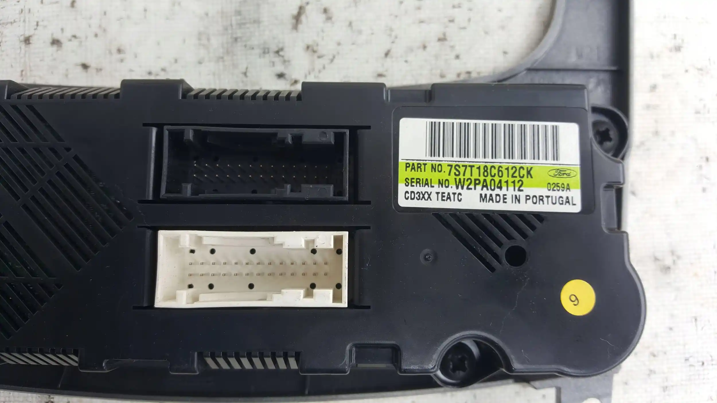 PANEL STEROWANIA NAWIEWEM KLIMATYZACJĄ 3 RZĄD 7S7T18C612CK FORD GALAXY MK3