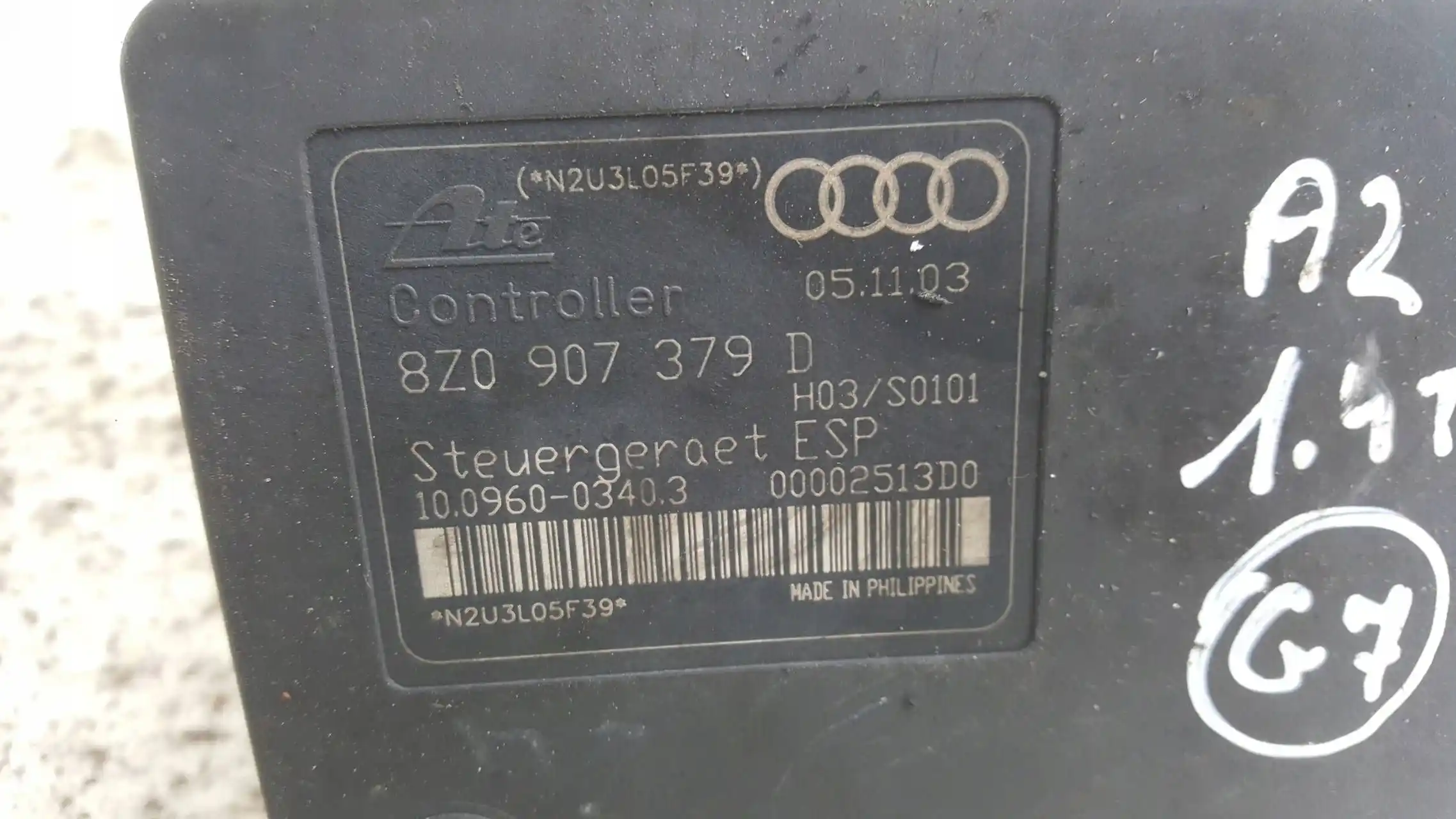 POMPA ABS 8Z0907379D AUDI A2 99-