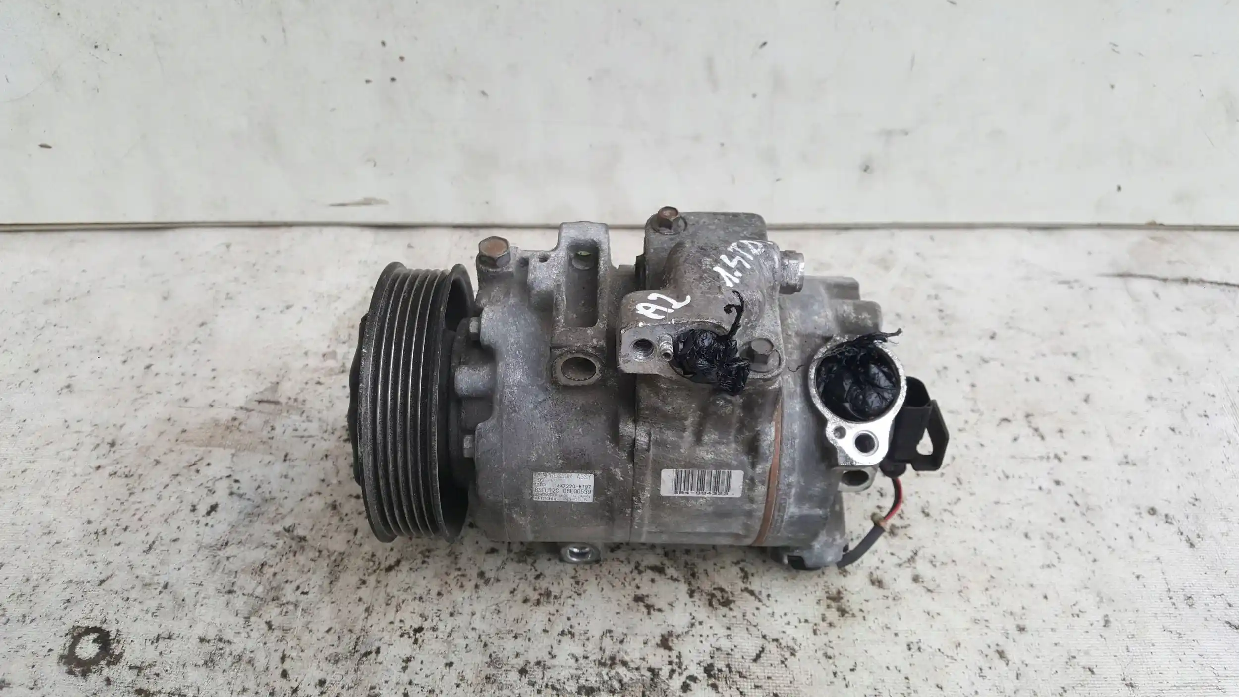 SPRĘŻARKA KOMPRESOR KLIMATYZACJI 4472208197 6SEU12C AUDI A2 SEAT SKODA TDI