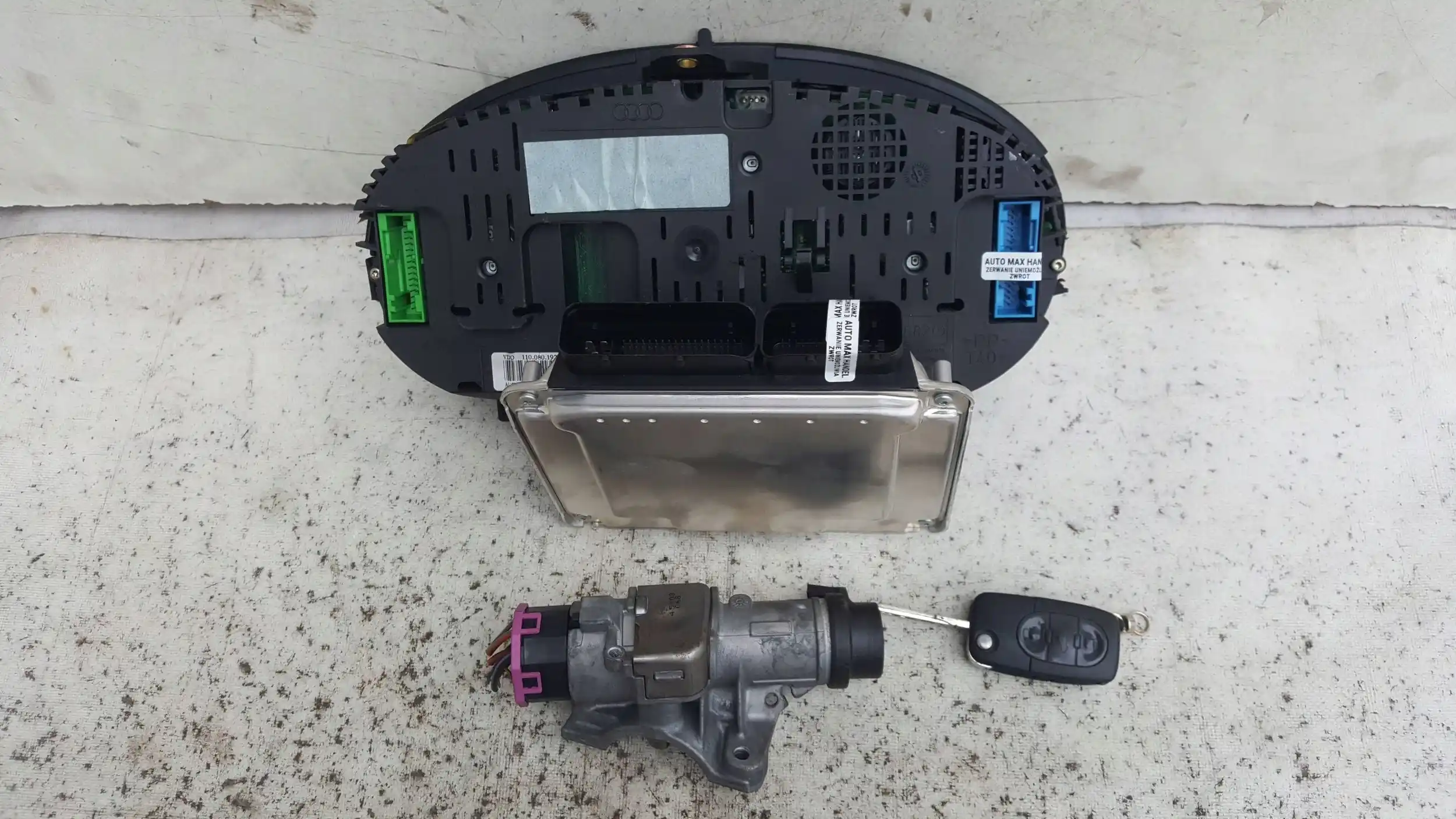 KOMPUTER 045906019BA 0281011404 ZESTAW IMMO AUDI A2 1.4 TDI 99-