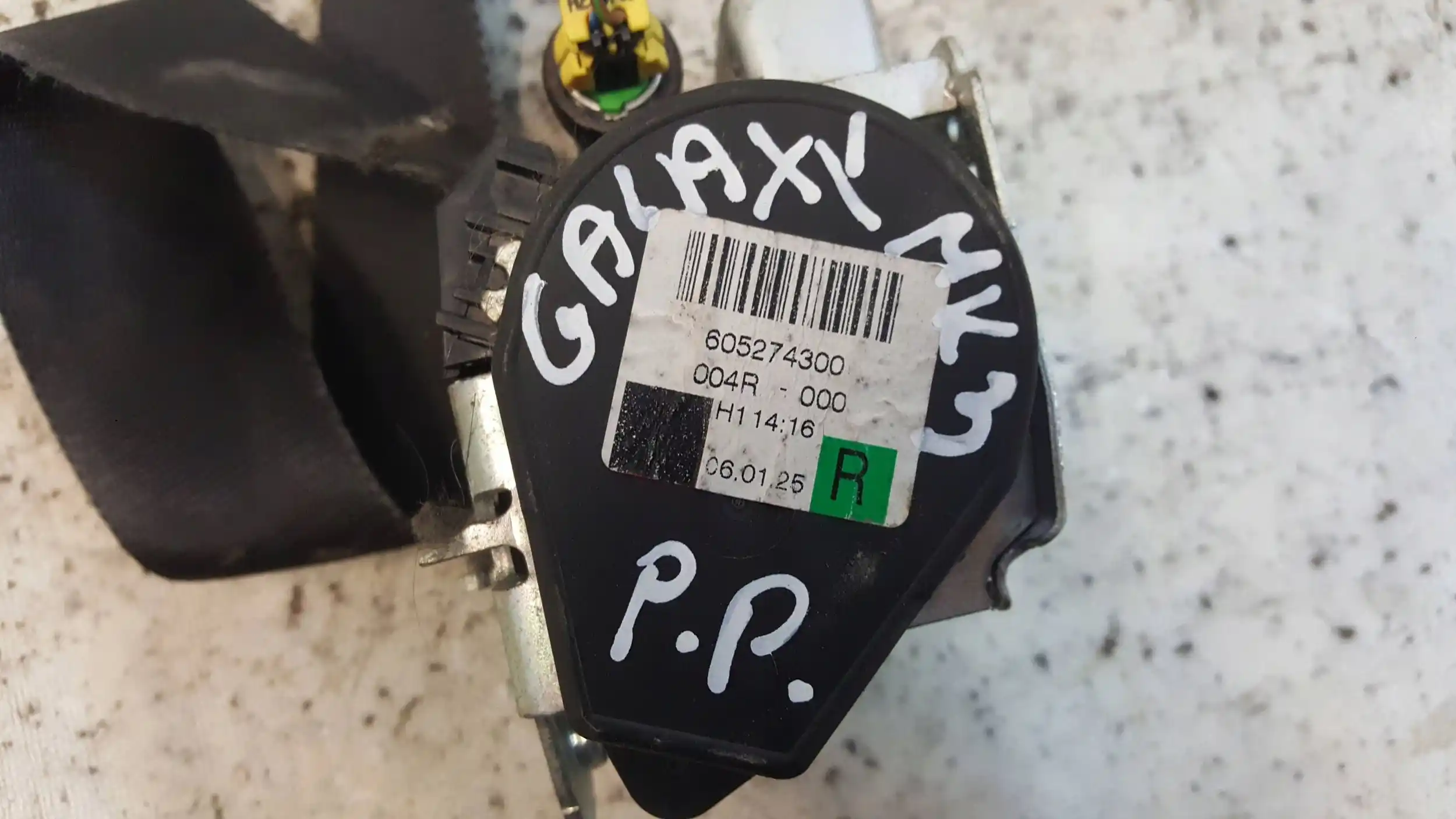 PAS BEZPIECZEŃSTWA PRAWY PRZÓD 605274300 FORD GALAXY MK3 06-