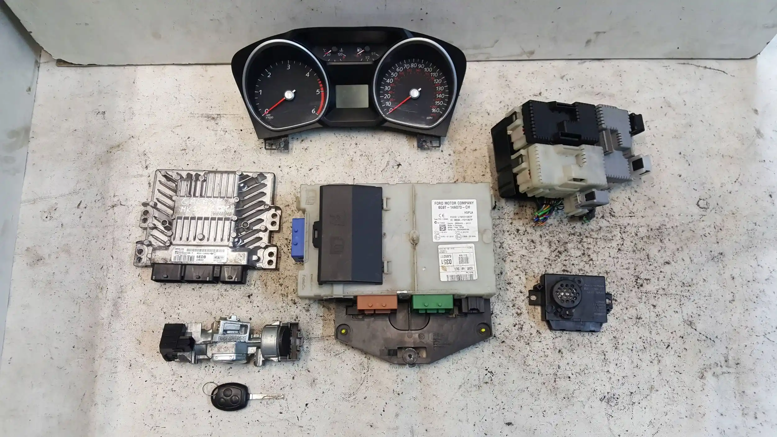 KOMPUTER 5WS40418BT 6G9112A650 ZESTAW IMMO FORD GALAXY MK3 1.8 TDCI 06-10