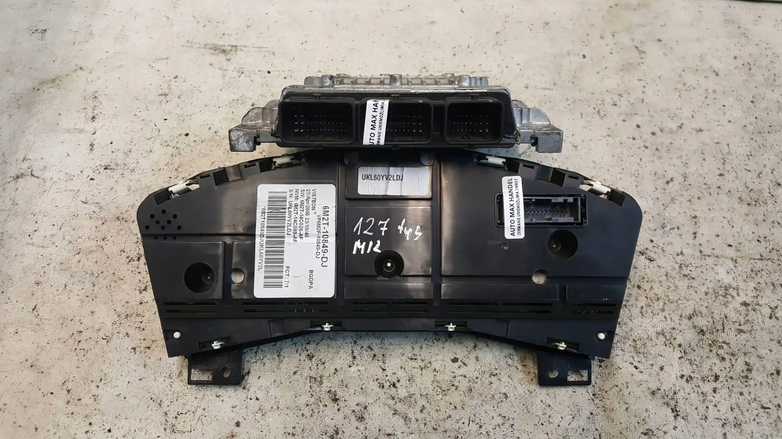 KOMPUTER 5WS40418BT 6G9112A650 ZESTAW IMMO FORD GALAXY MK3 1.8 TDCI 06-10