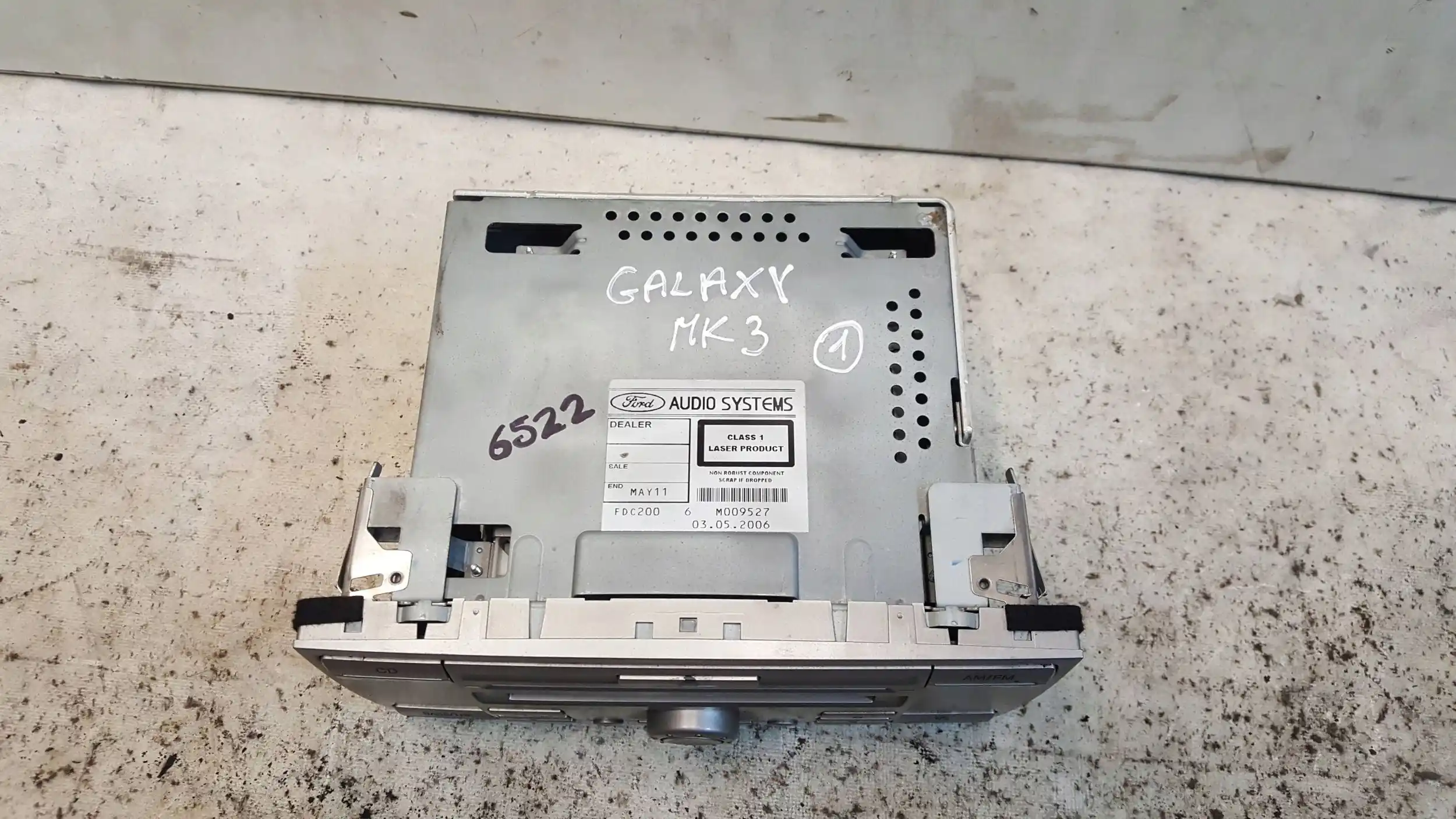 RADIO RADIOODTWARZACZ CD 6M2T18C815AF FORD GALAXY MK3 06-