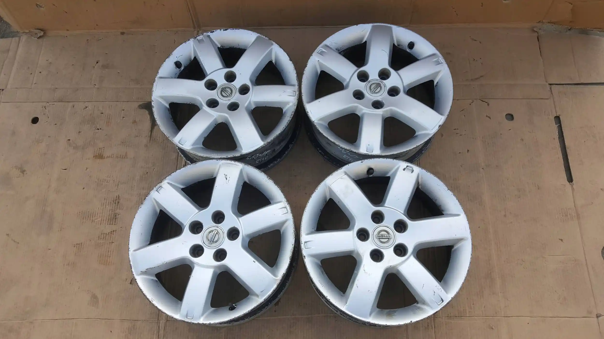 FELGI ALUMINIOWE KOMPLET 6,5Jx17'' 5x114,3 ET 40 NISSAN X TRAIL QASHQAI