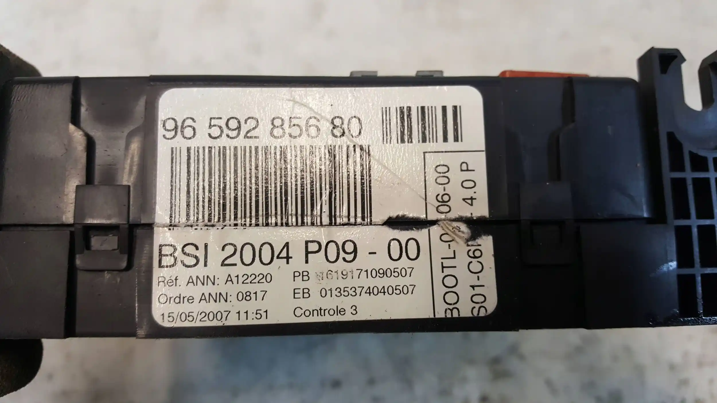 KOMPUTER 9664164680 IAW6LP205 ZESTAW IMMO CITROEN C4 I 1.4 16V 04-
