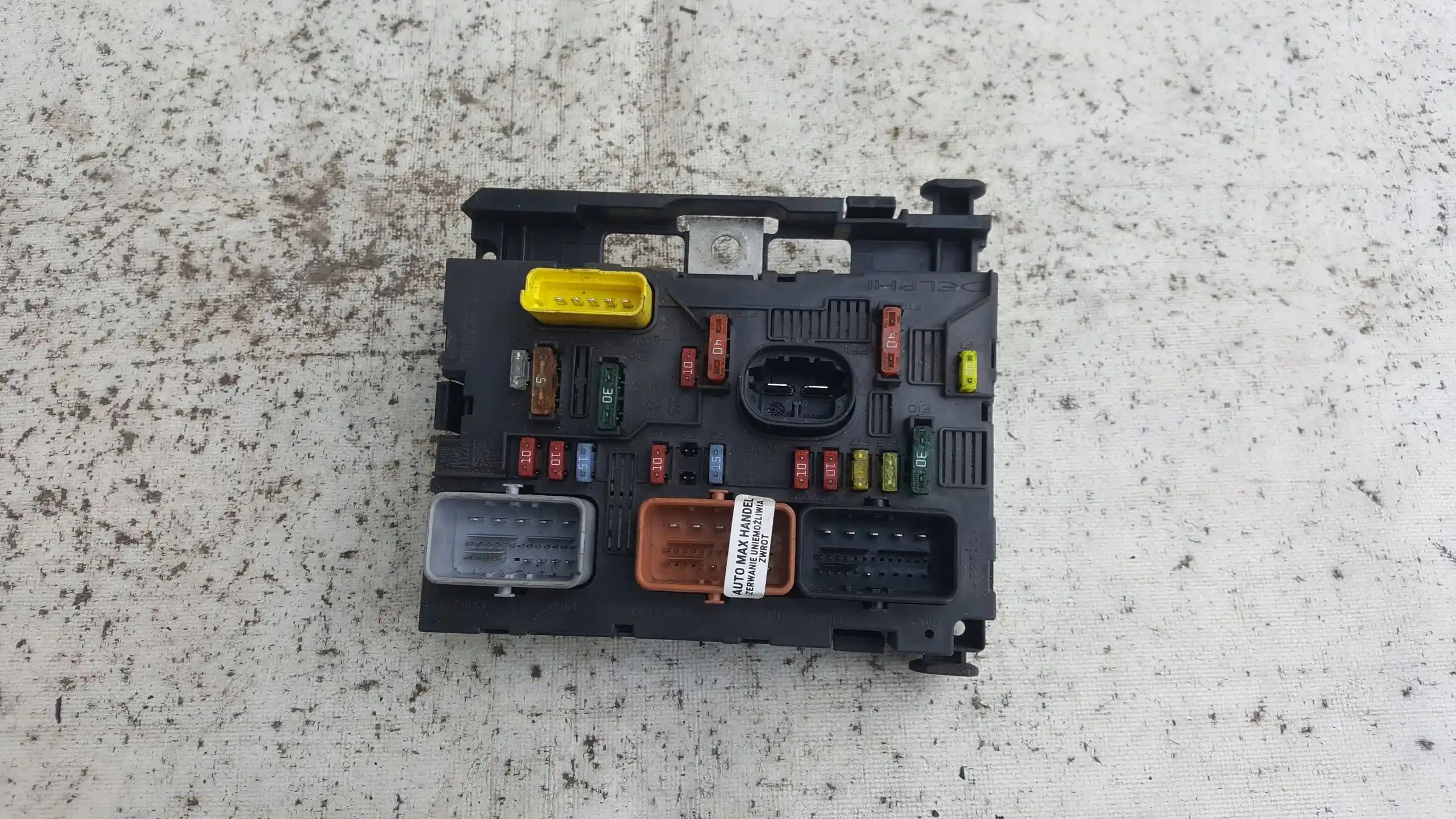 SKRZYNKA BEZPIECZNIKÓW MODUŁ BSM 9661087080 PEUGEOT 307 01-