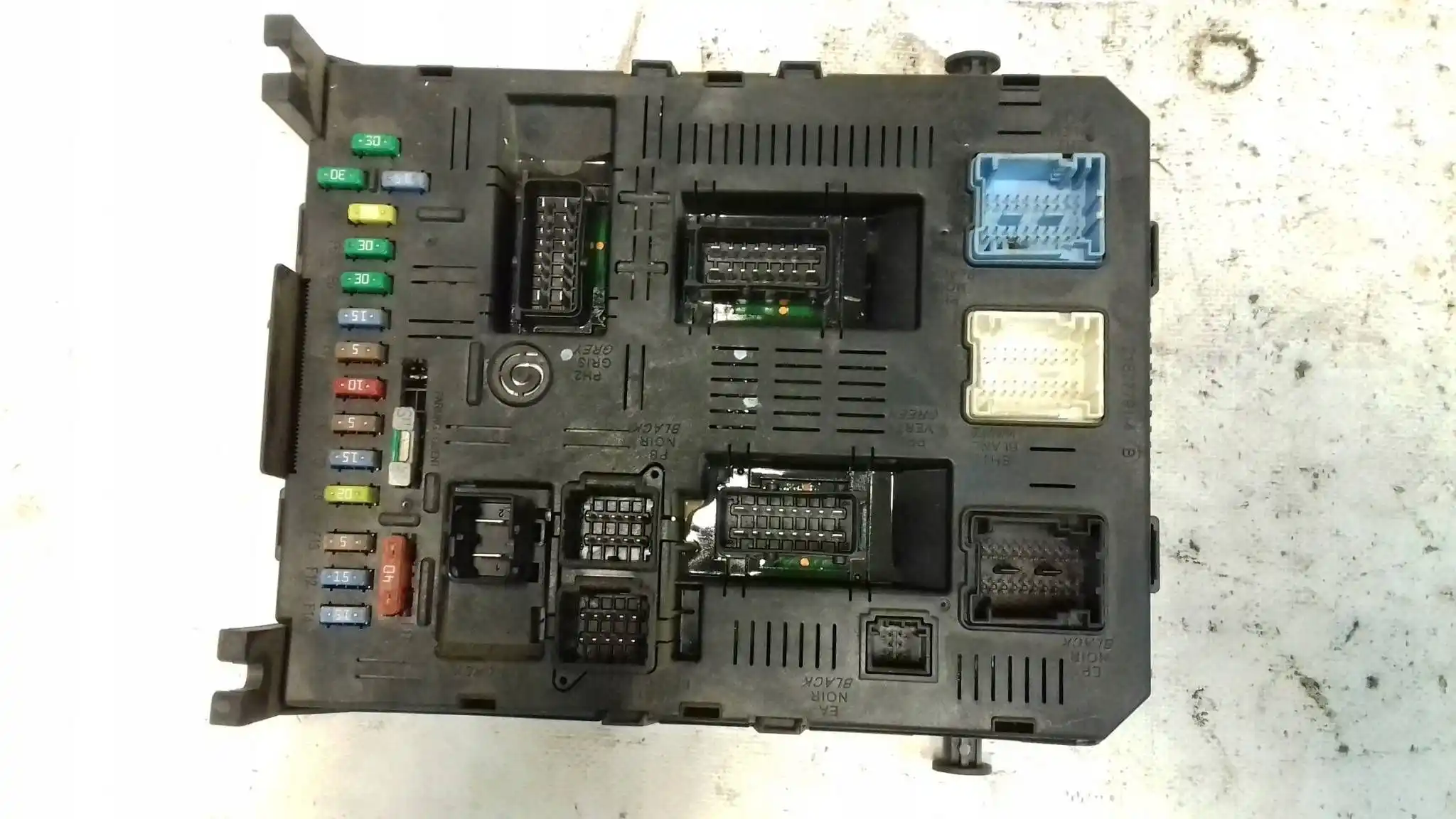 KOMPUTER 0281012987 9661971380 ZESTAW IMMO CITROEN C5 II 1.6 HDI 04-08