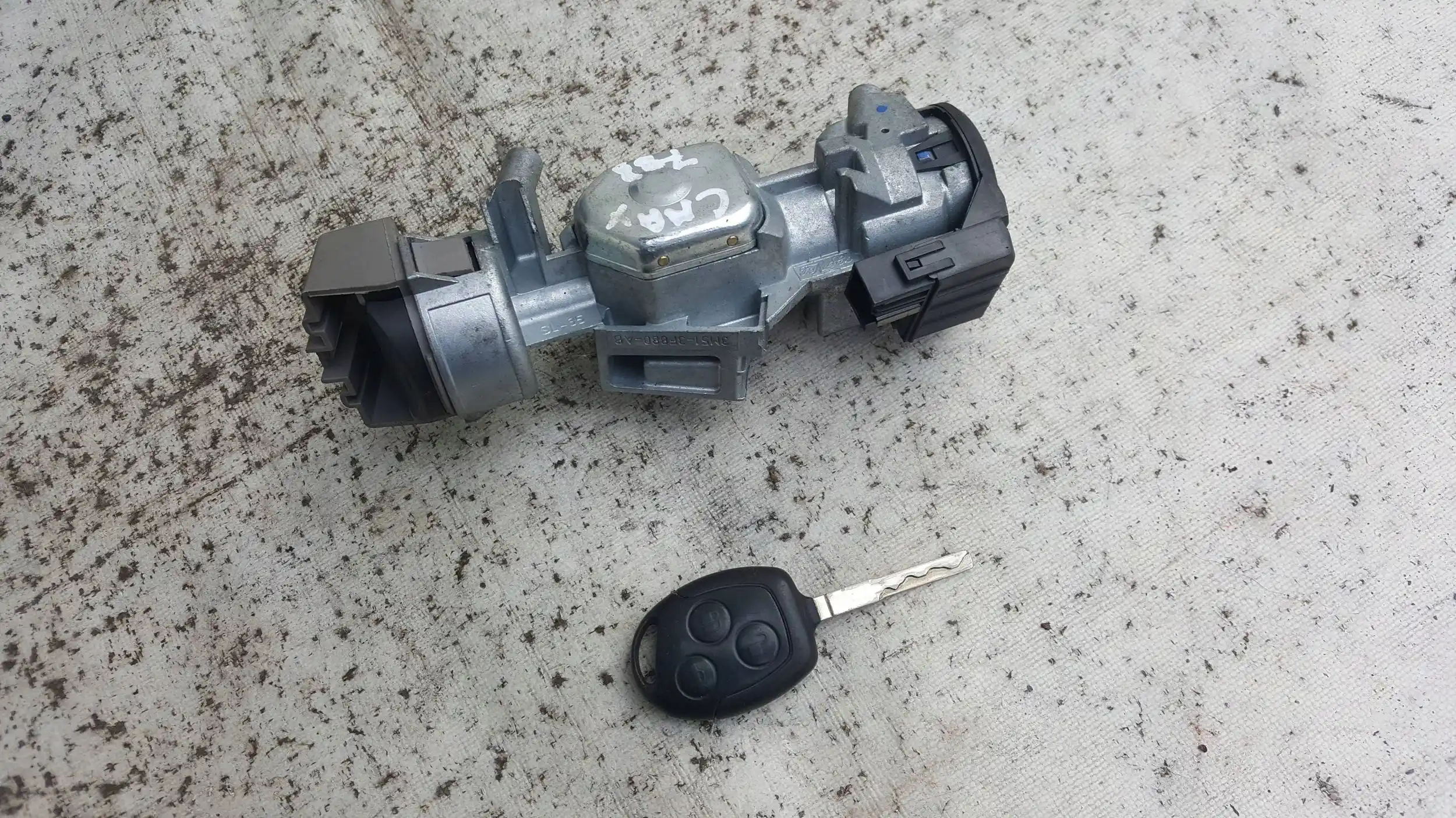KOMPUTER 3M5112A650GD ZESTAW IMMO STARTOWY FORD C-MAX MK1 1.8 16V 03-