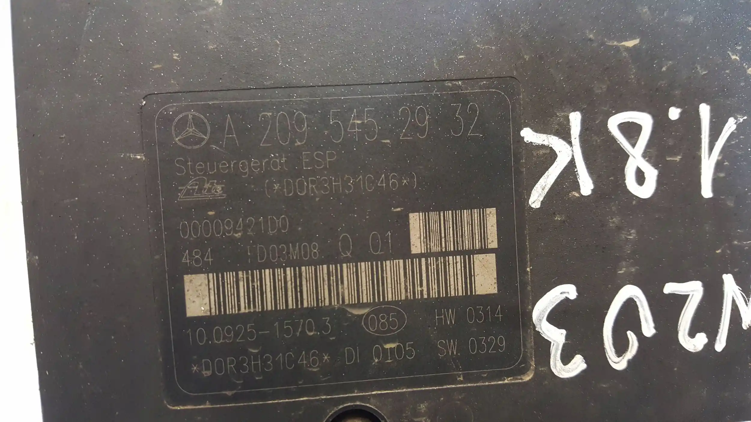 POMPA ABS A0054310712 A2095452932 MERCEDES C-KLASA W203 1.8 00-