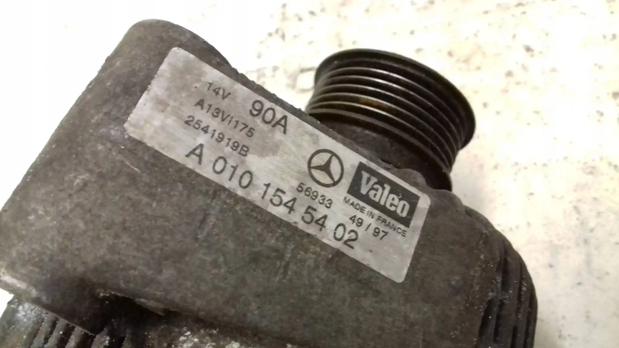 ALTERNATOR A0101545402 MERCEDES CLK W208 COUPE 2.3 97-
