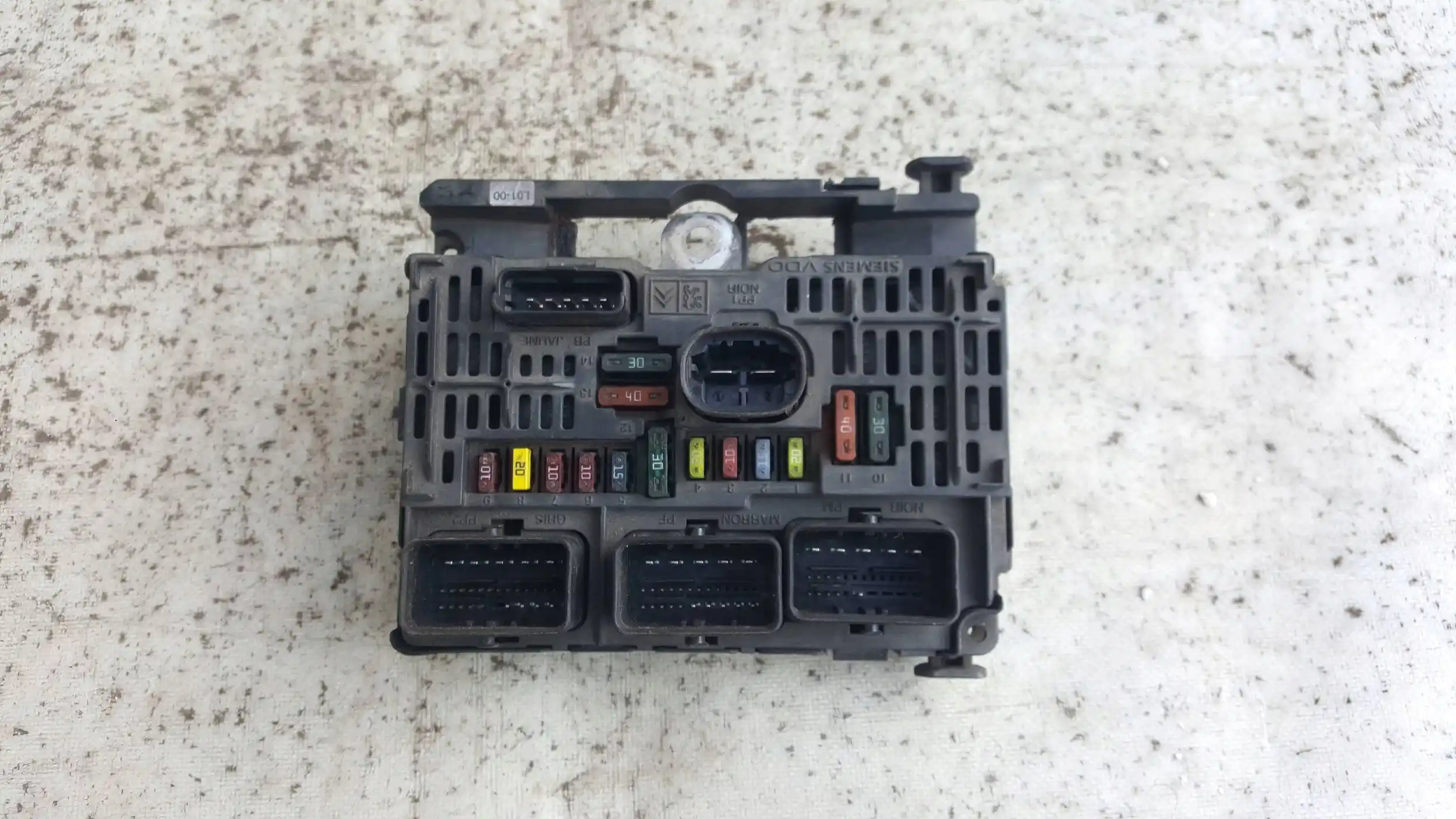 SKRZYNKA BEZPIECZNIKÓW MODUŁ BSM 9656005580 L-01 PEUGEOT 407 04-