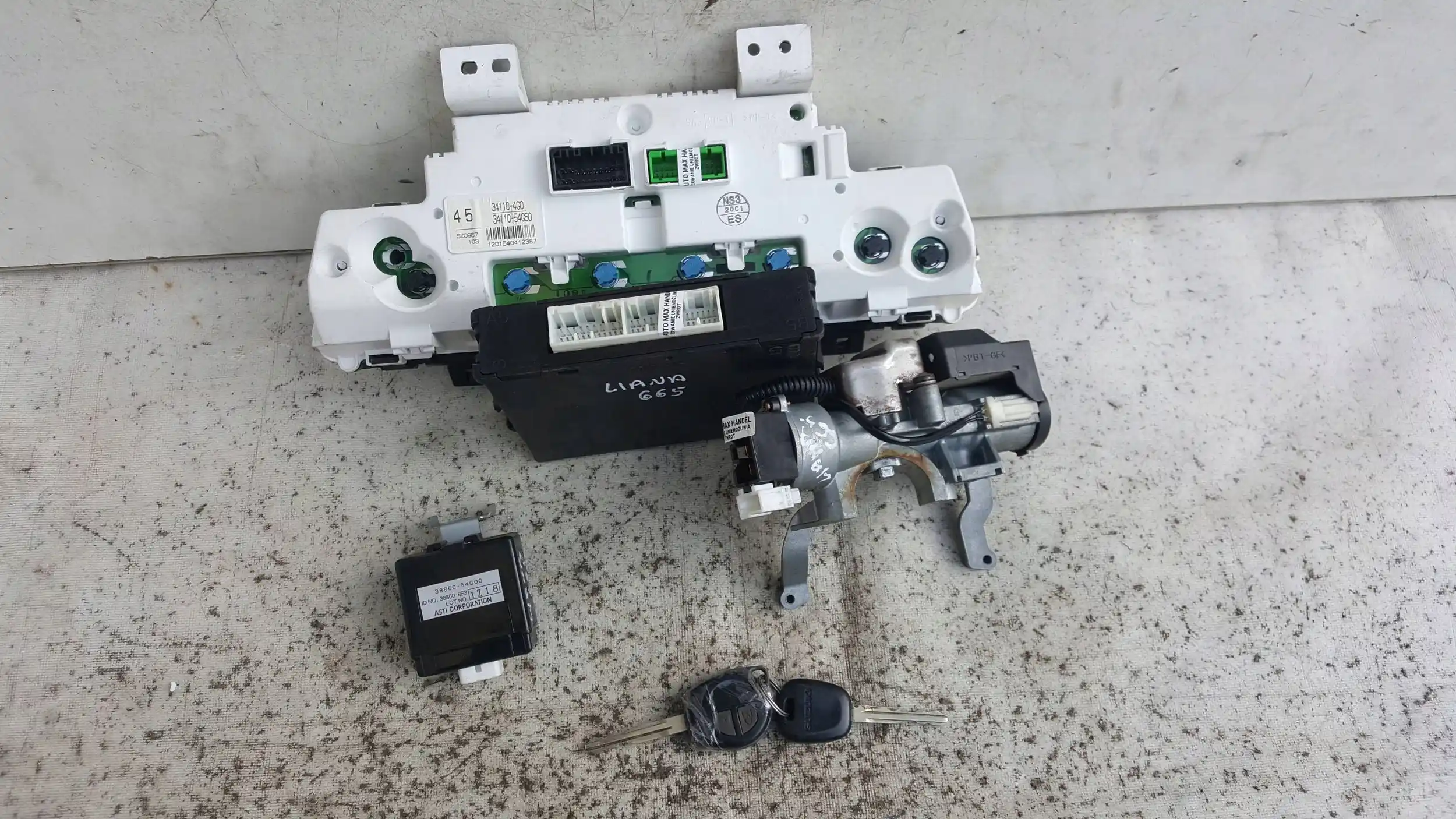 KOMPUTER 3392154GA ZESTAW IMMO SUZUKI LIANA HB 1.6 16V 01-