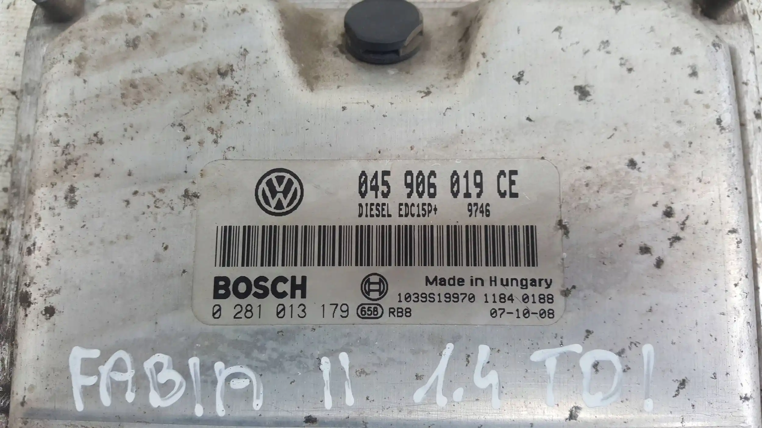 KOMPUTER 045906019CE ZESTAW IMMO SKODA FABIA II 1.4 TDI 07-