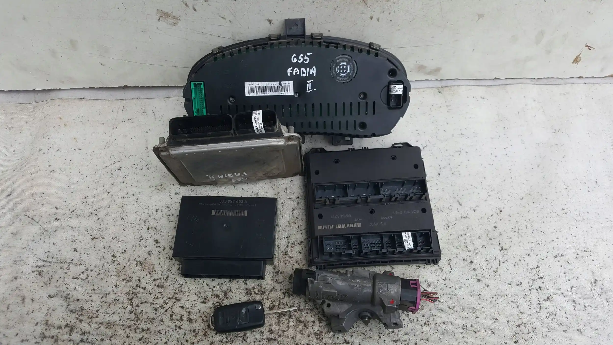 KOMPUTER 045906019CE ZESTAW IMMO SKODA FABIA II 1.4 TDI 07-