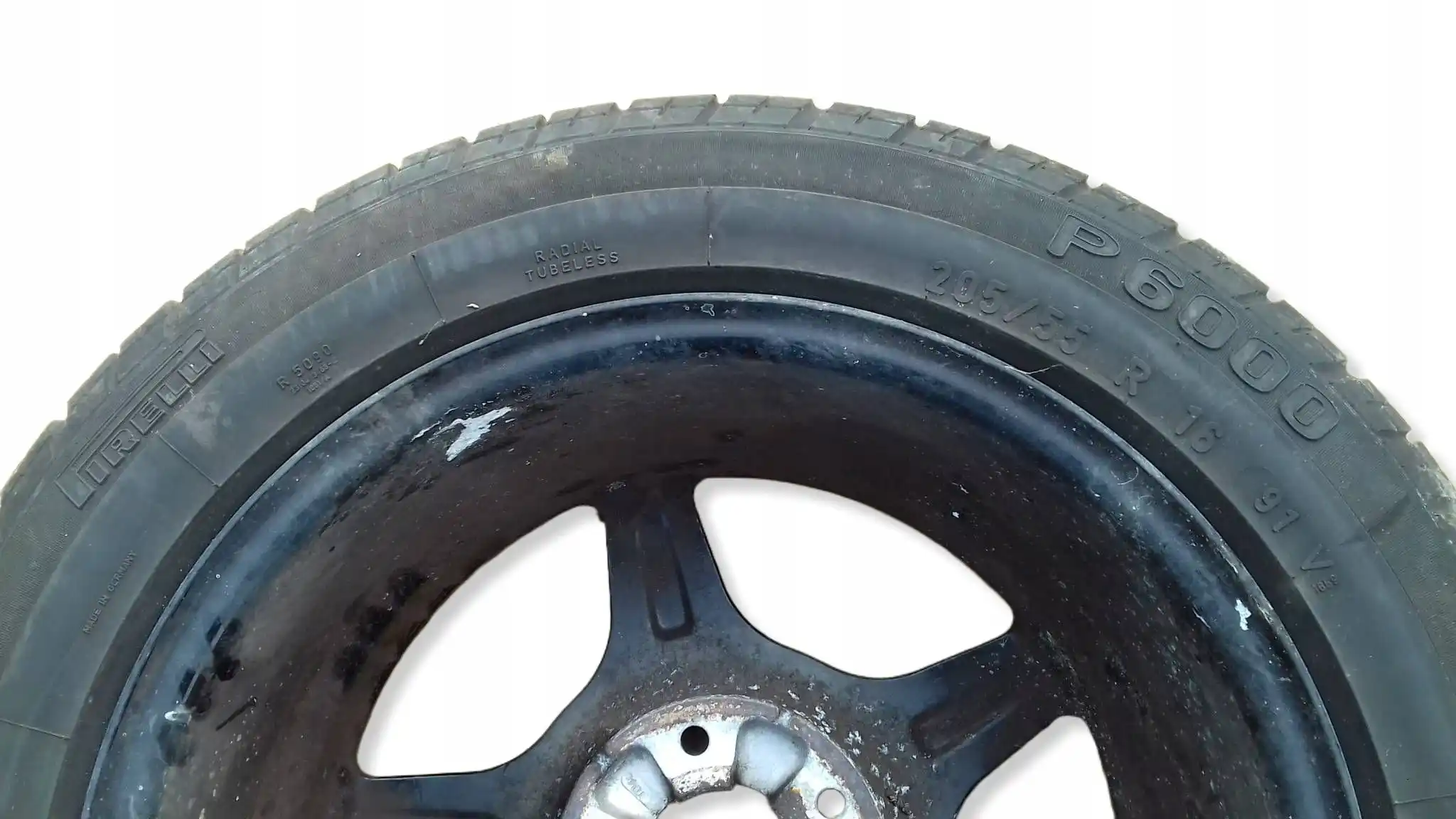 KOŁO ZAPASOWE A2084010202 5x112 16'' ET37 PIRELLI 205/55/R16 91V MERCEDES