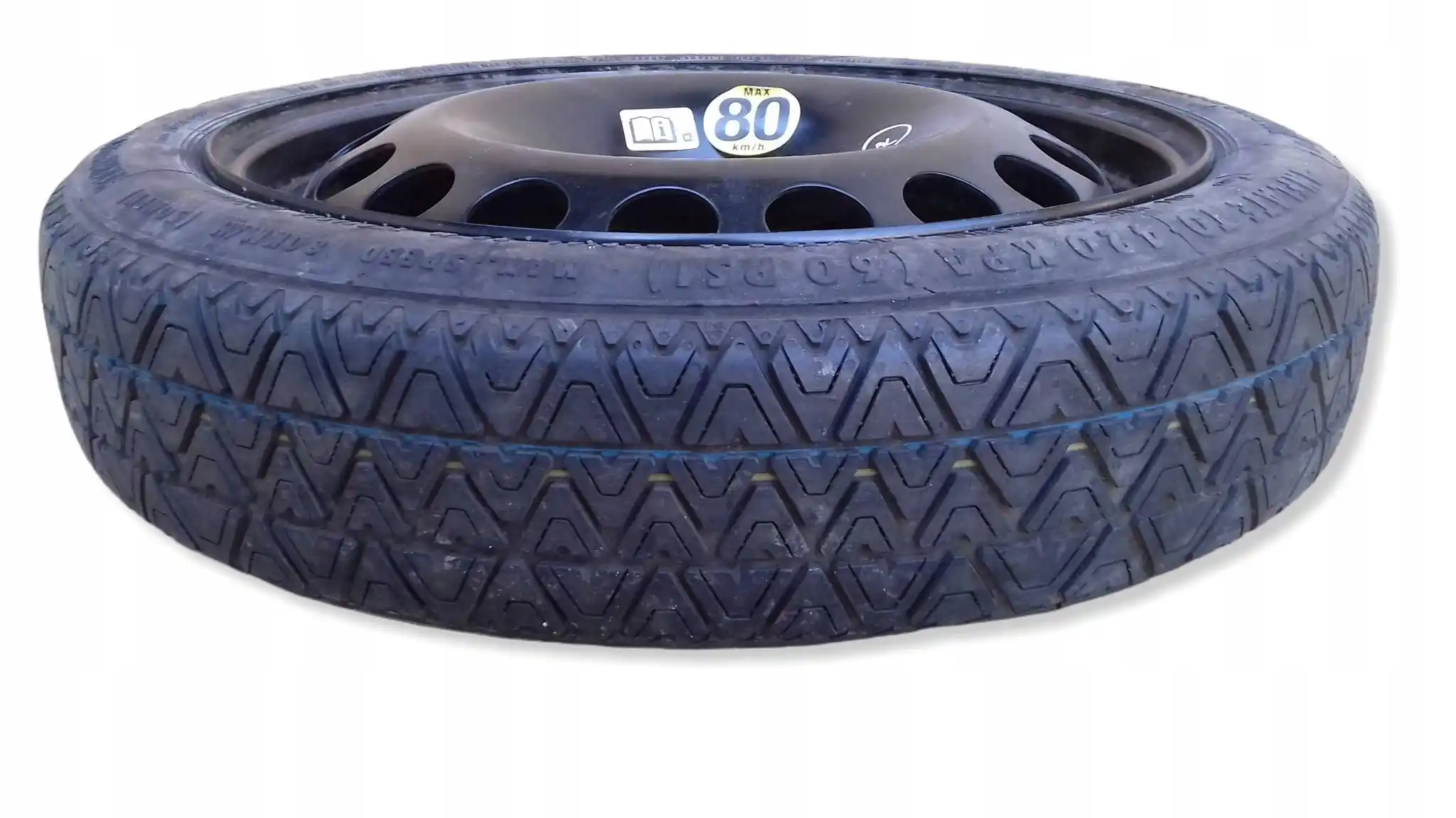 KOŁO DOJAZDOWE 5x110 16'' ET25 CONTINENTAL T115/70/R16 92M OPEL SAAB