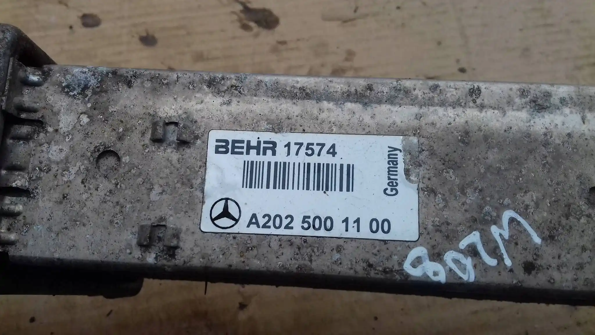 CHŁODNICA INTERCOOLER A2025001100 MERCEDES CLK W208 2.3 KOMPRESOR 97-