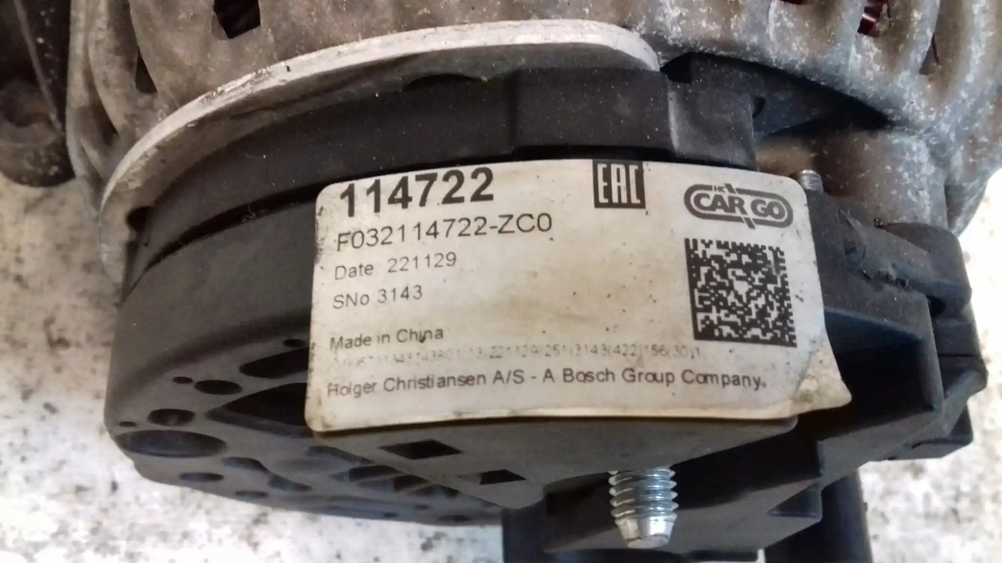 ALTERNATOR AUDI A4 B6 2.0 20V 00-