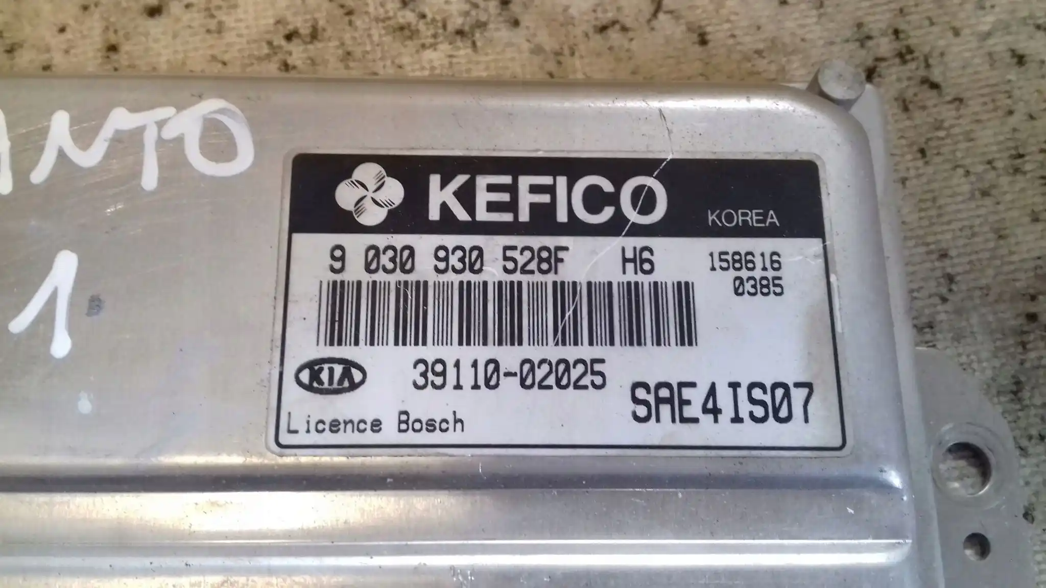 KOMPUTER 3911002025 9030930528F ZESTAW IMMO KIA PICANTO I 1.1 03-