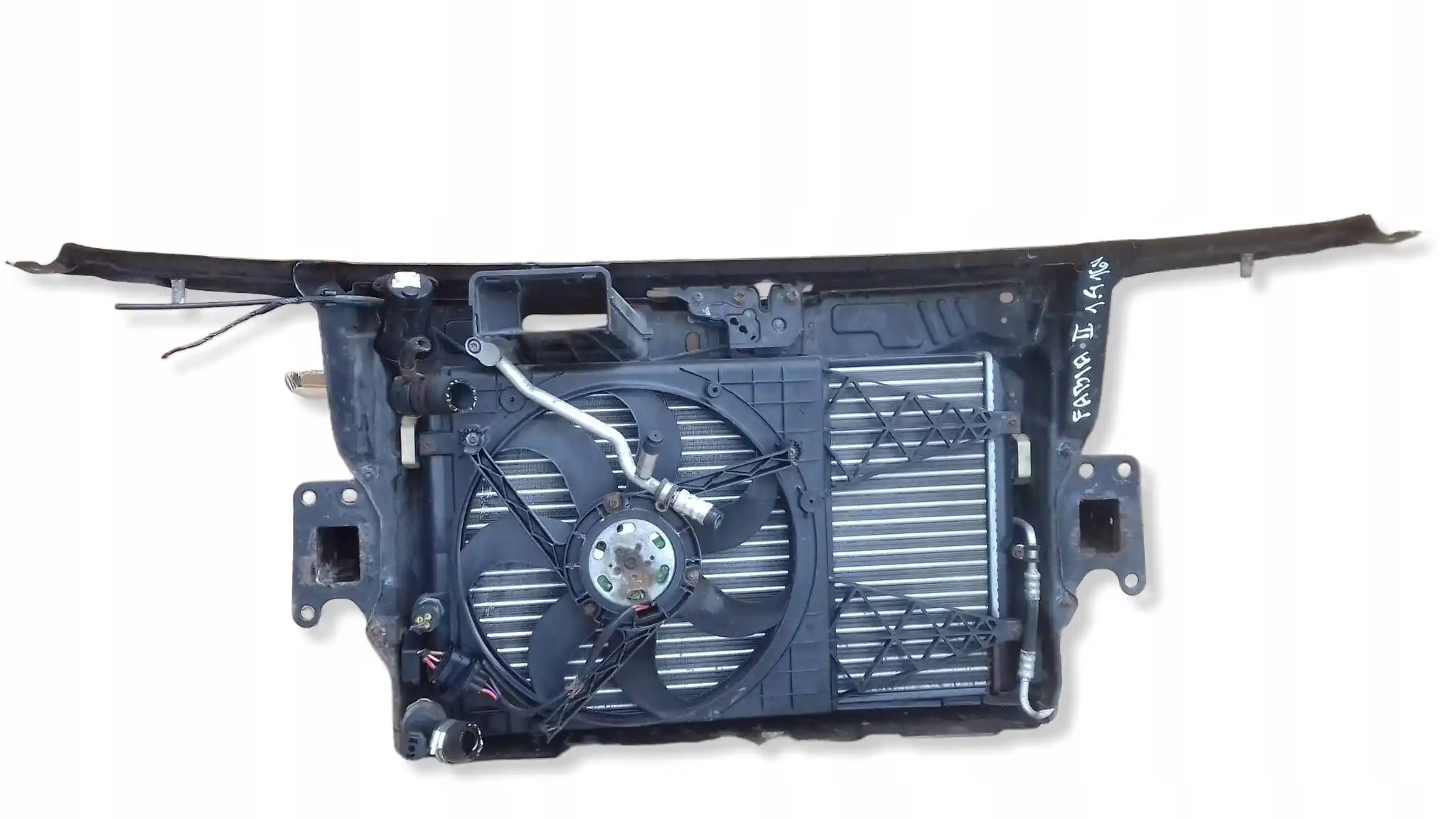 PAS PRZEDNI KPL WZMOCNIENIE CHŁODNICE WENTYLATOR SKODA FABIA II 1.4 16V 07-