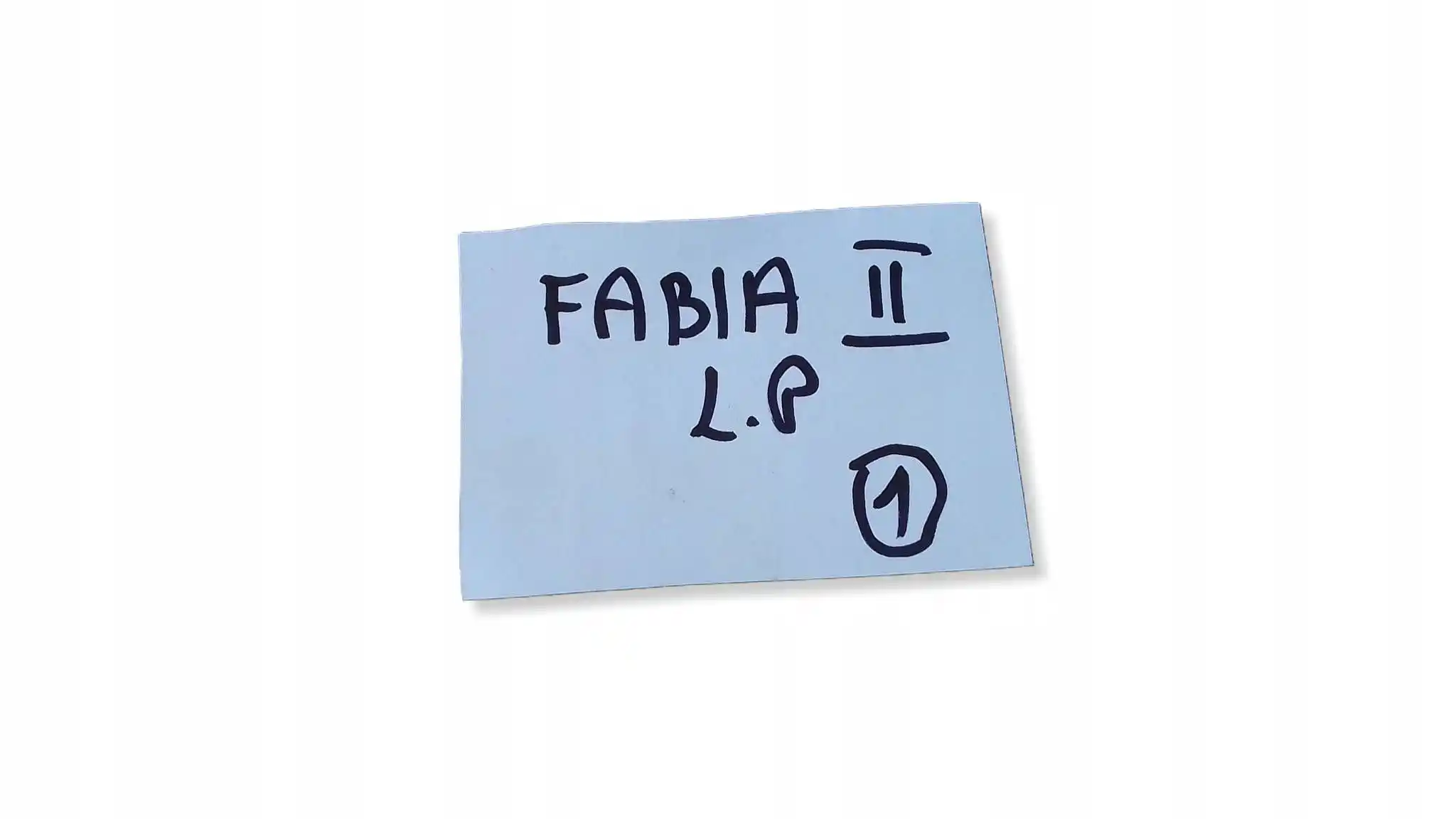 FOTEL LEWY PRZÓD PRZEDNI KIEROWCY SKODA FABIA II 07-14