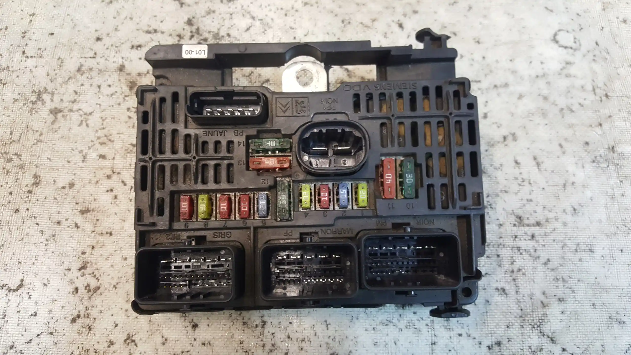 SKRZYNKA BEZPIECZNIKÓW MODUŁ BSM 9661682580 L01 PEUGEOT 407 04-