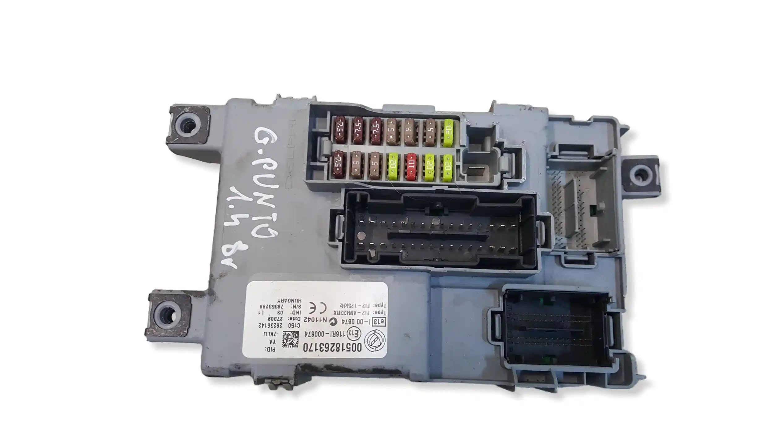 KOMPUTER IAW5SF3M2 ZESTAW IMMO FIAT GRANDE PUNTO 1.4 8V 05-