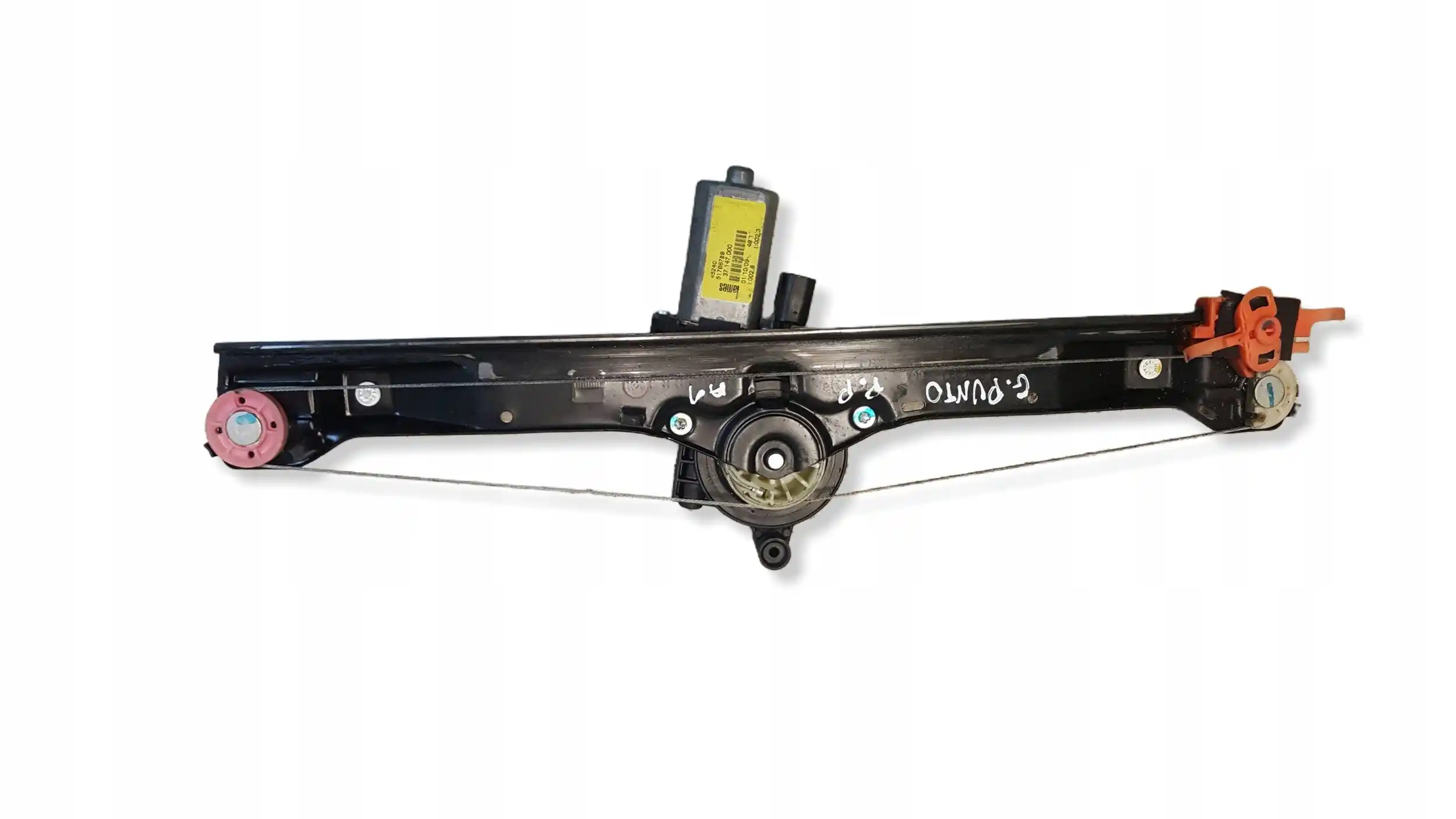 MECHANIZM SILNICZEK SZYBY PRAWY PRZÓD 51786788 FIAT GRANDE PUNTO 5D 05-