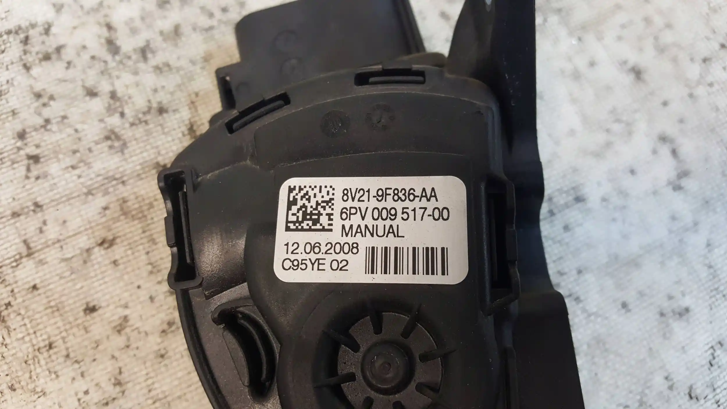 PEDAŁ GAZU POTENCJOMETR 8V219F836AA 6PV00951700 MAZDA 2 DE 07-