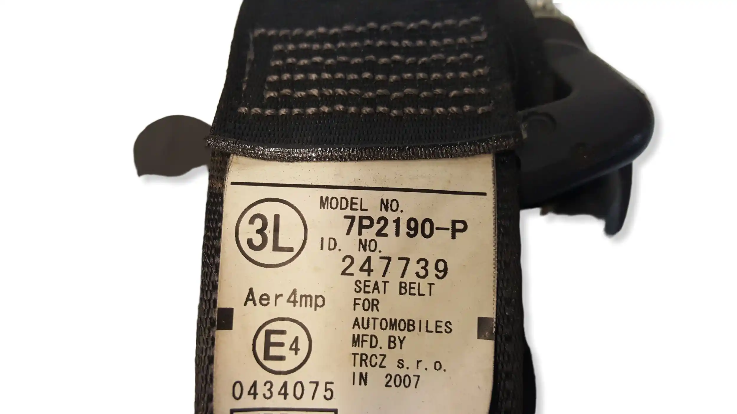 PAS BEZPIECZEŃSTWA LEWY PRZÓD 7P2190P CITROEN C1 I PEUGEOT 107 05-12