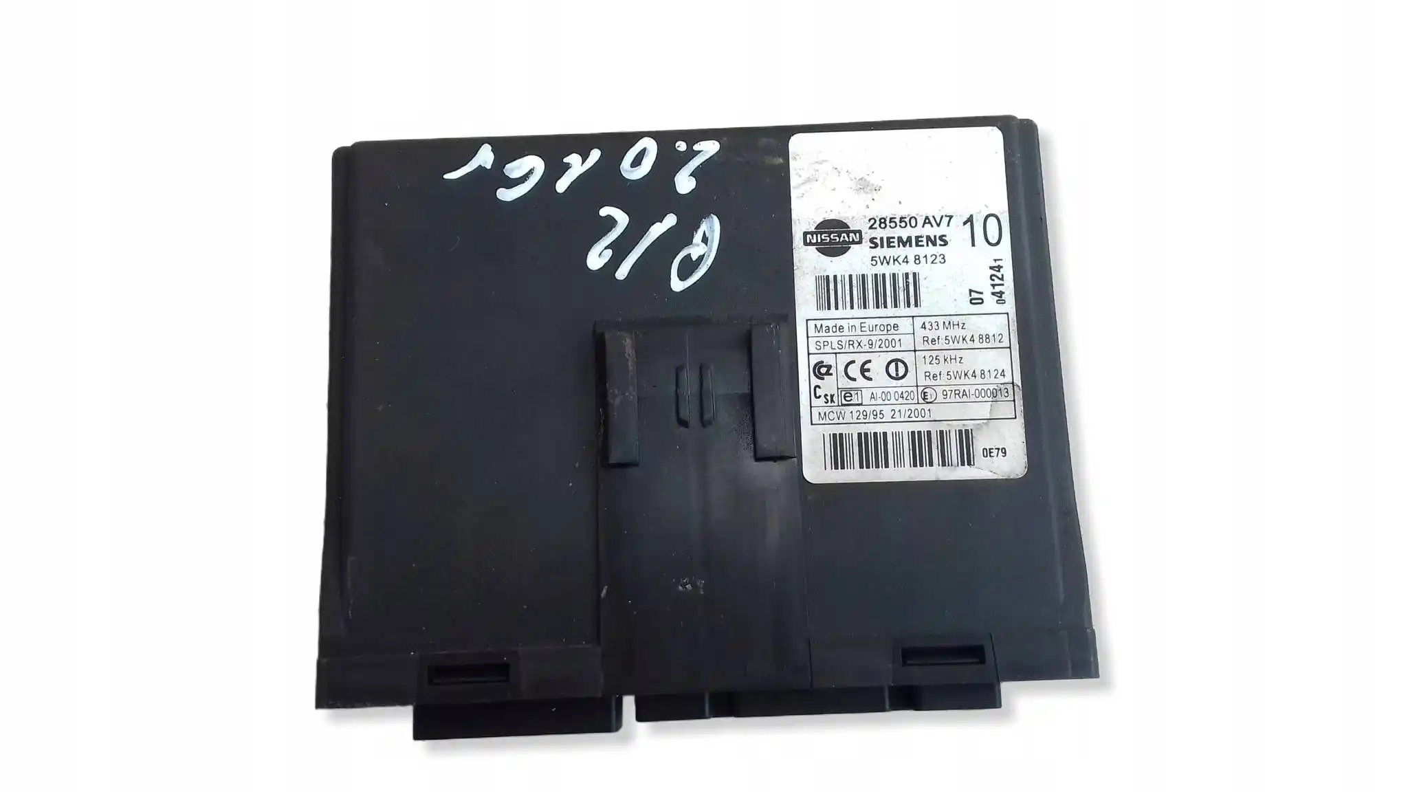 KOMPUTER MEC32720 ZESTAW IMMO NISSAN PRIMERA III P12 2.0 16V 02-