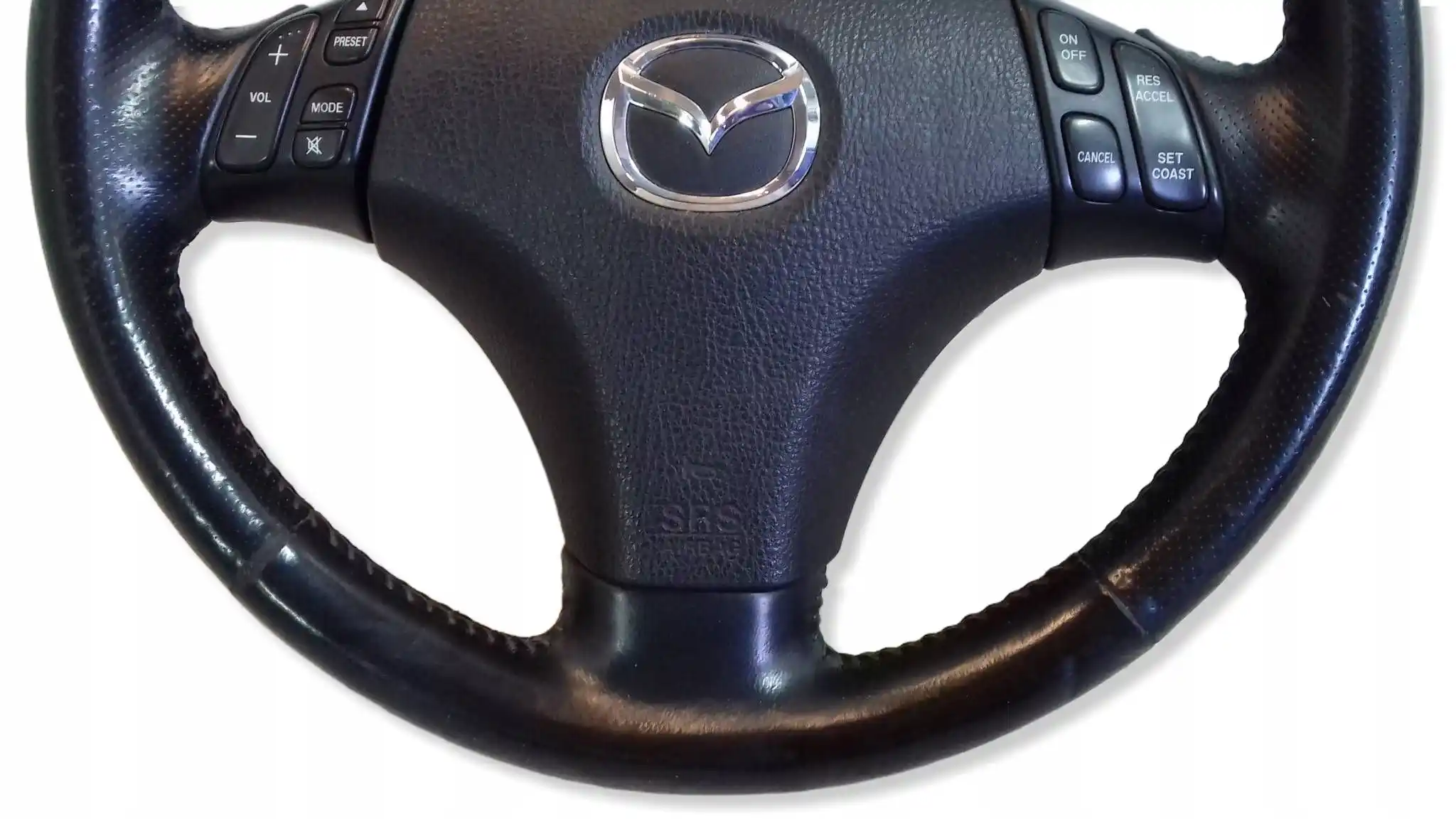 KIEROWNICA AIRBAG SKÓRA MULTIFUNKCJA MAZDA 6 GG GY 02-