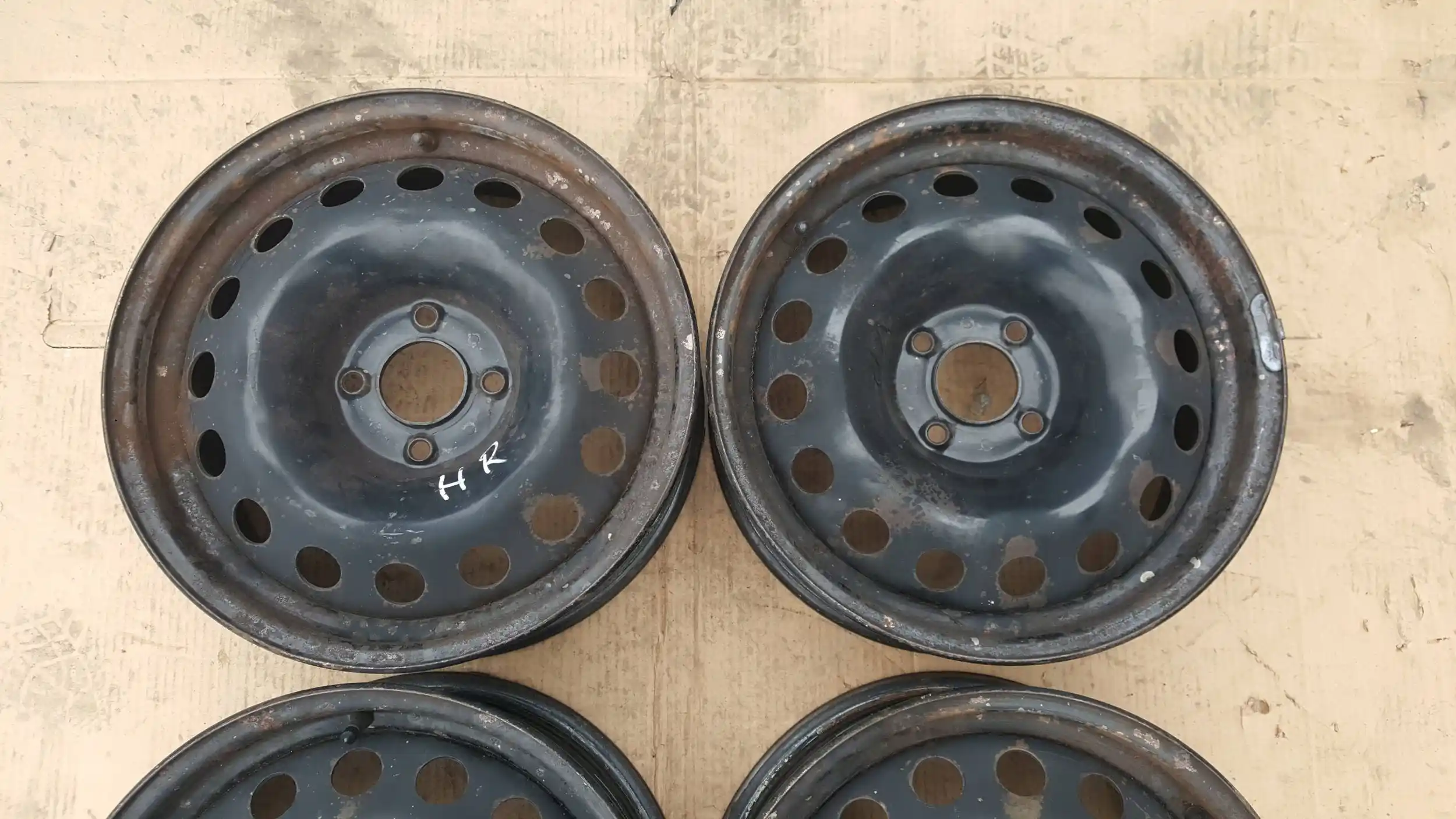FELGI FELGA STALOWE KOMPLET PSA PEUGEOT CITROEN 6,5Jx16'' 4x108 ET26