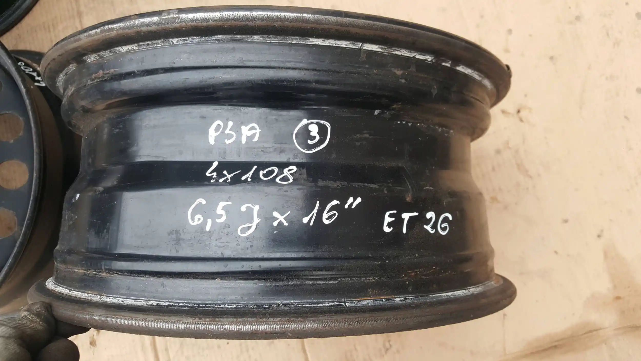 FELGI FELGA STALOWE KOMPLET PSA PEUGEOT CITROEN 6,5Jx16'' 4x108 ET26