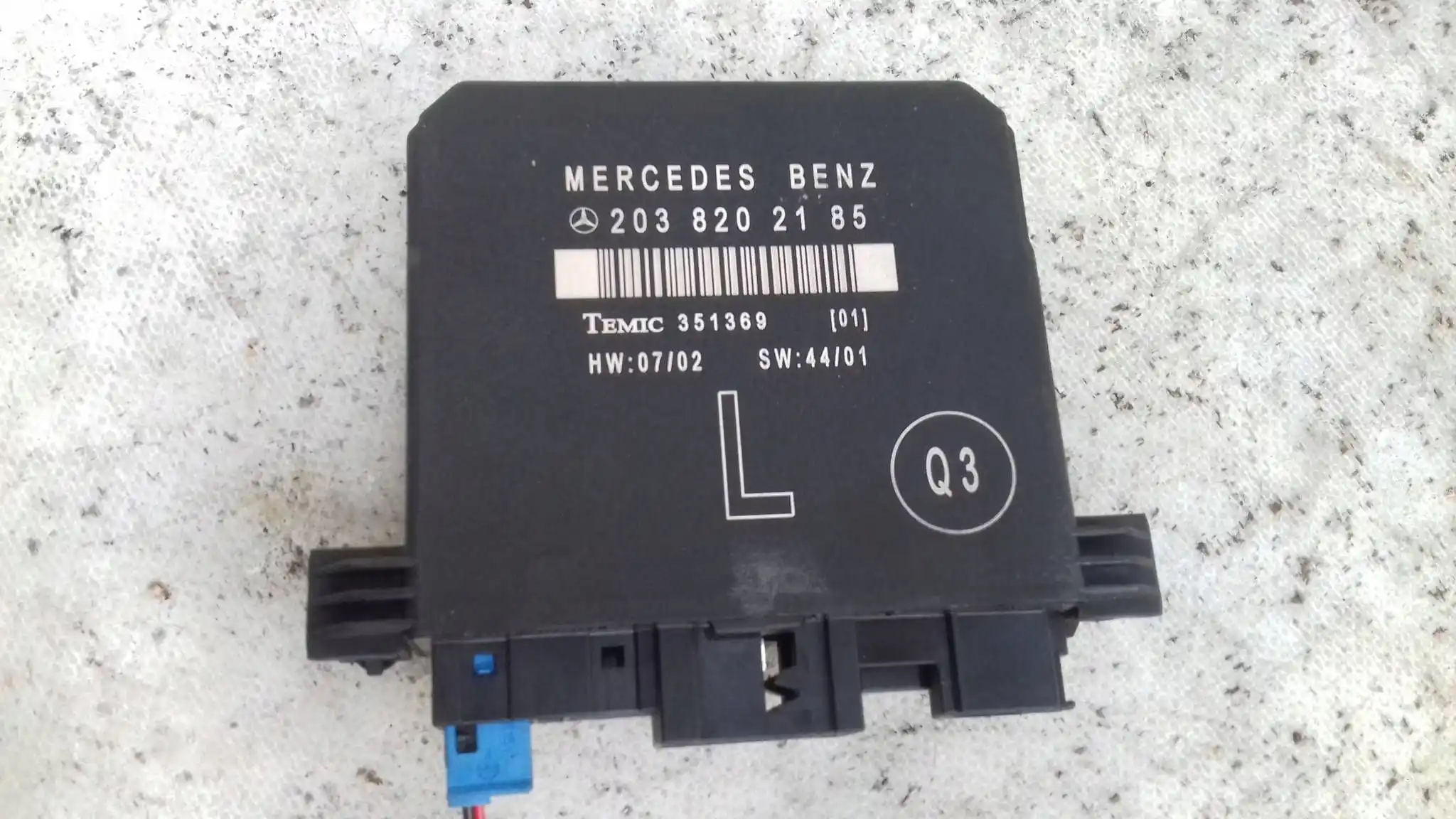 ZAMEK DRZWI LEWY TYŁ 004141112623 MODUŁ MERCEDES C KLASA W203 00-