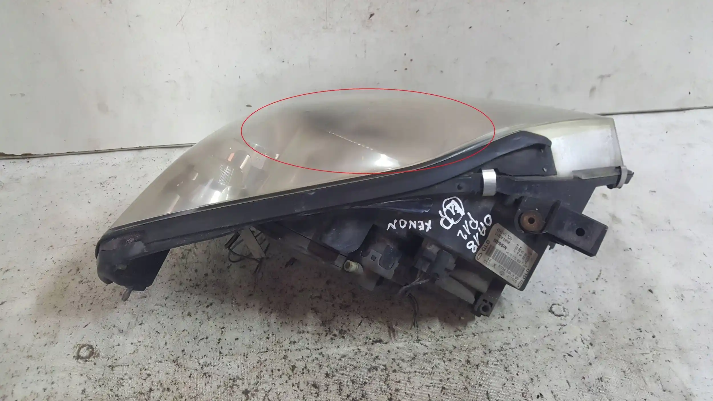 LAMPA LEWY PRZÓD XENON PRZETWORNICA 1EJ23801101 NISSAN PRIMERA P12 02-