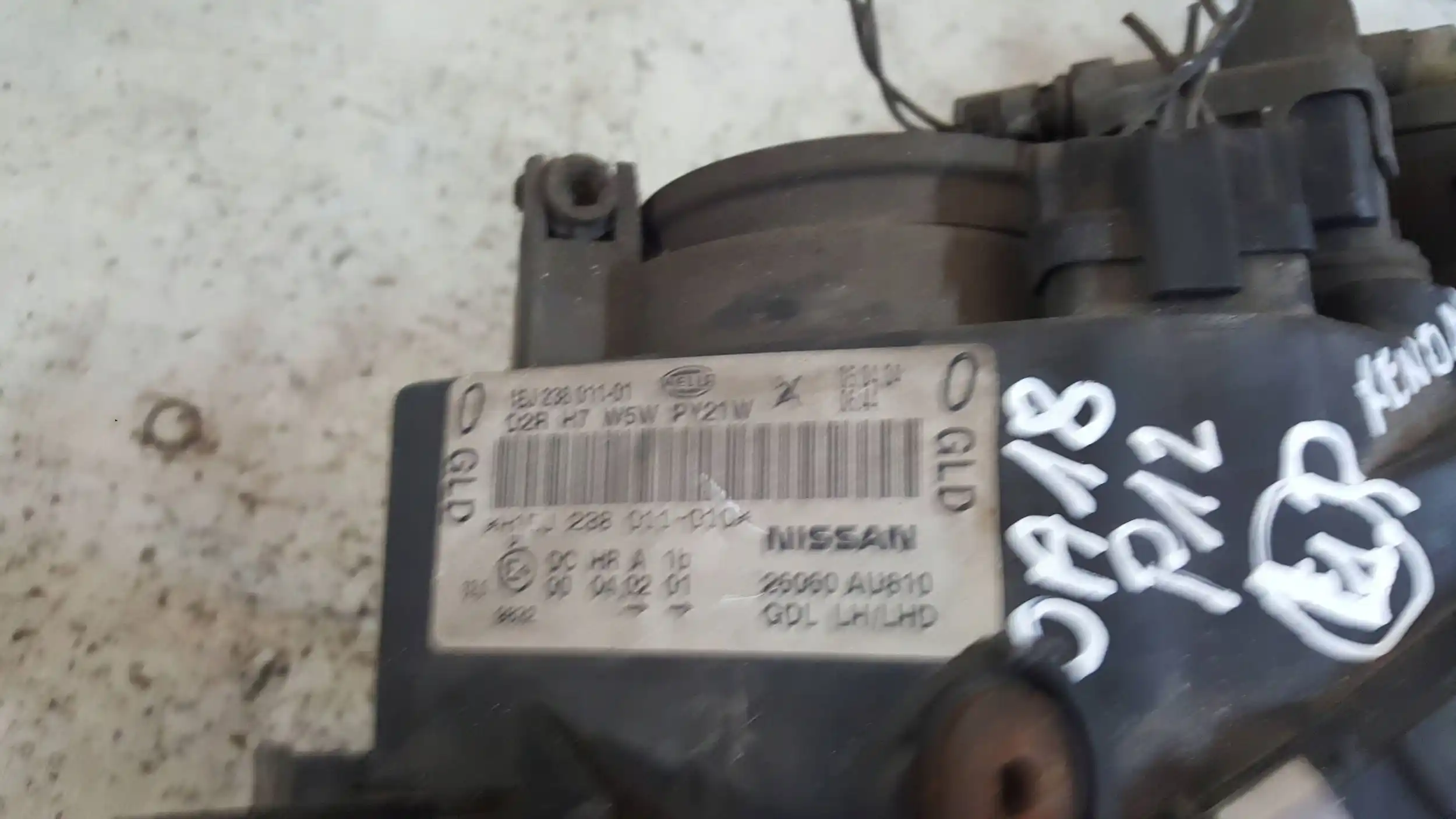 LAMPA LEWY PRZÓD XENON PRZETWORNICA 1EJ23801101 NISSAN PRIMERA P12 02-