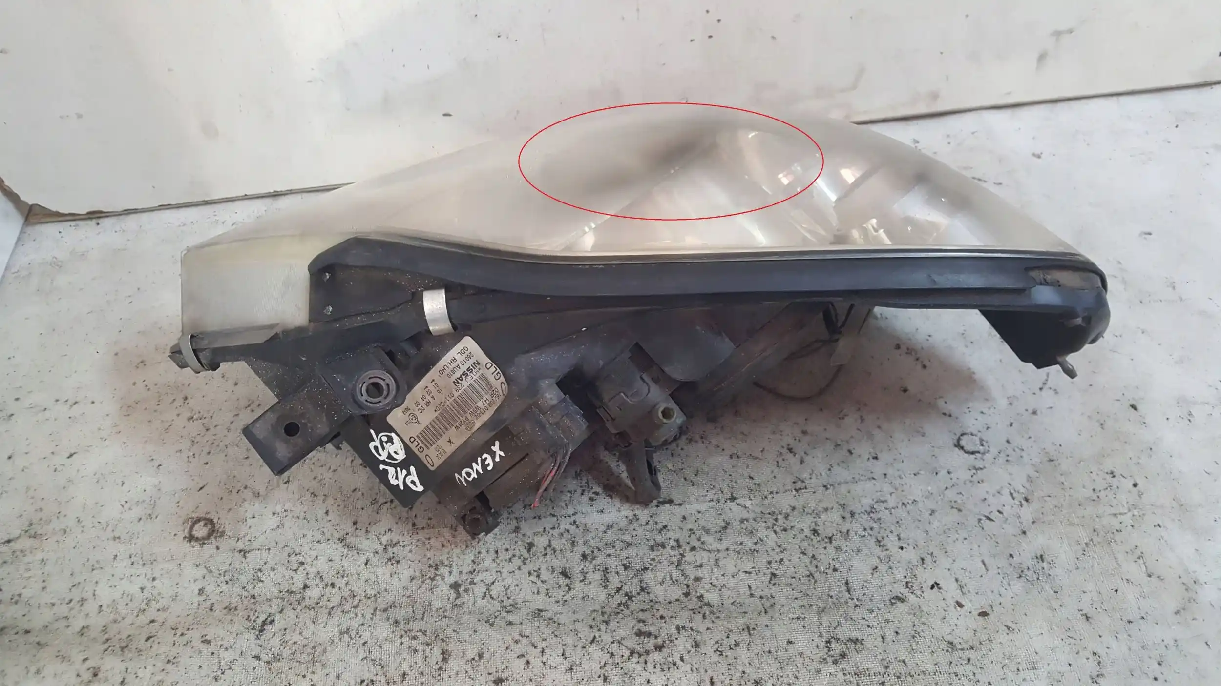 LAMPA PRAWY PRZÓD XENON PRZETWORNICA 1EJ238011 NISSAN PRIMERA P12 02-