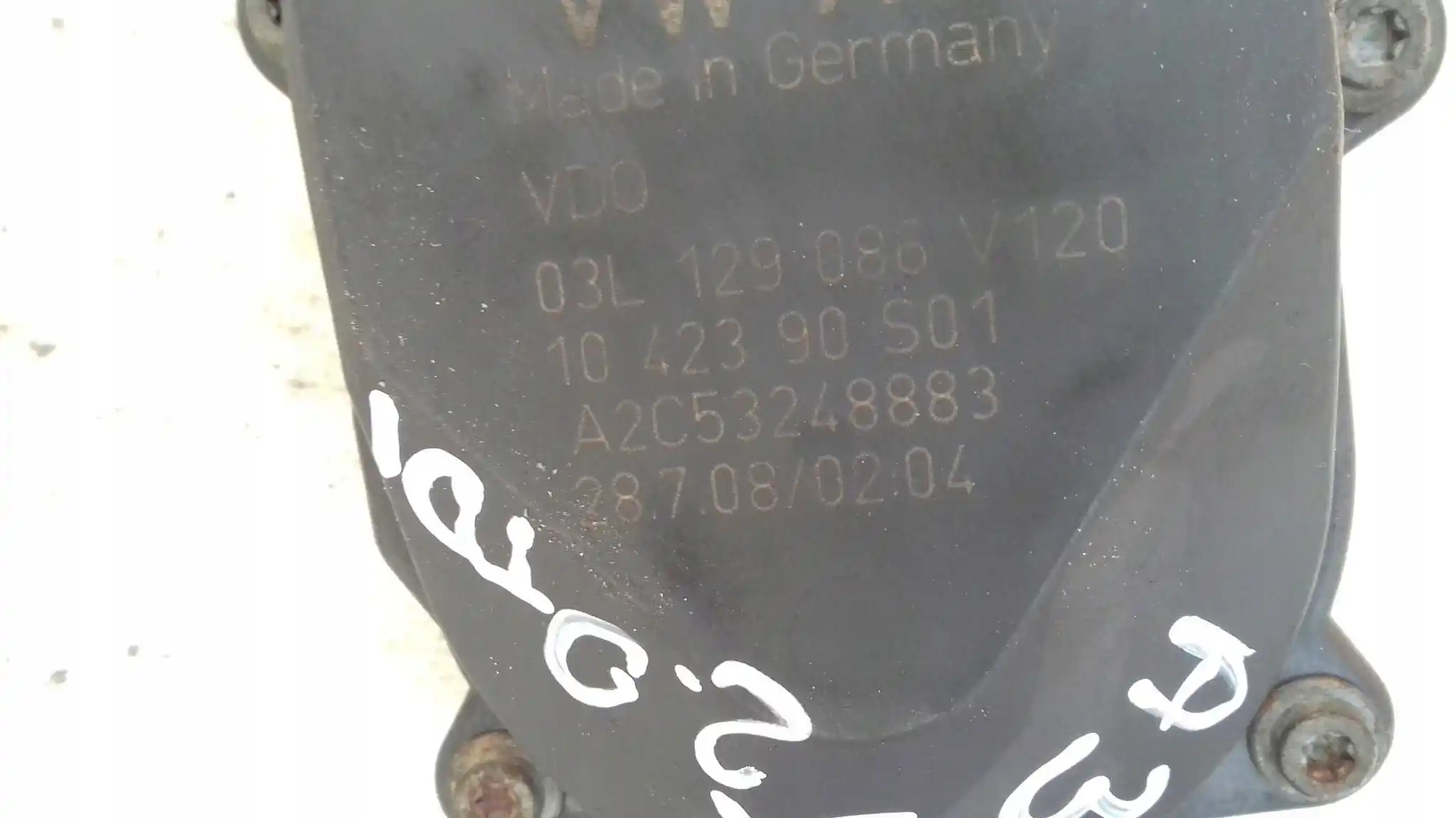 NASTAWNIK KLAP KOLEKTORA 03L129086 A2C53248883 AUDI VW SEAT SKODA 2.0 TDI