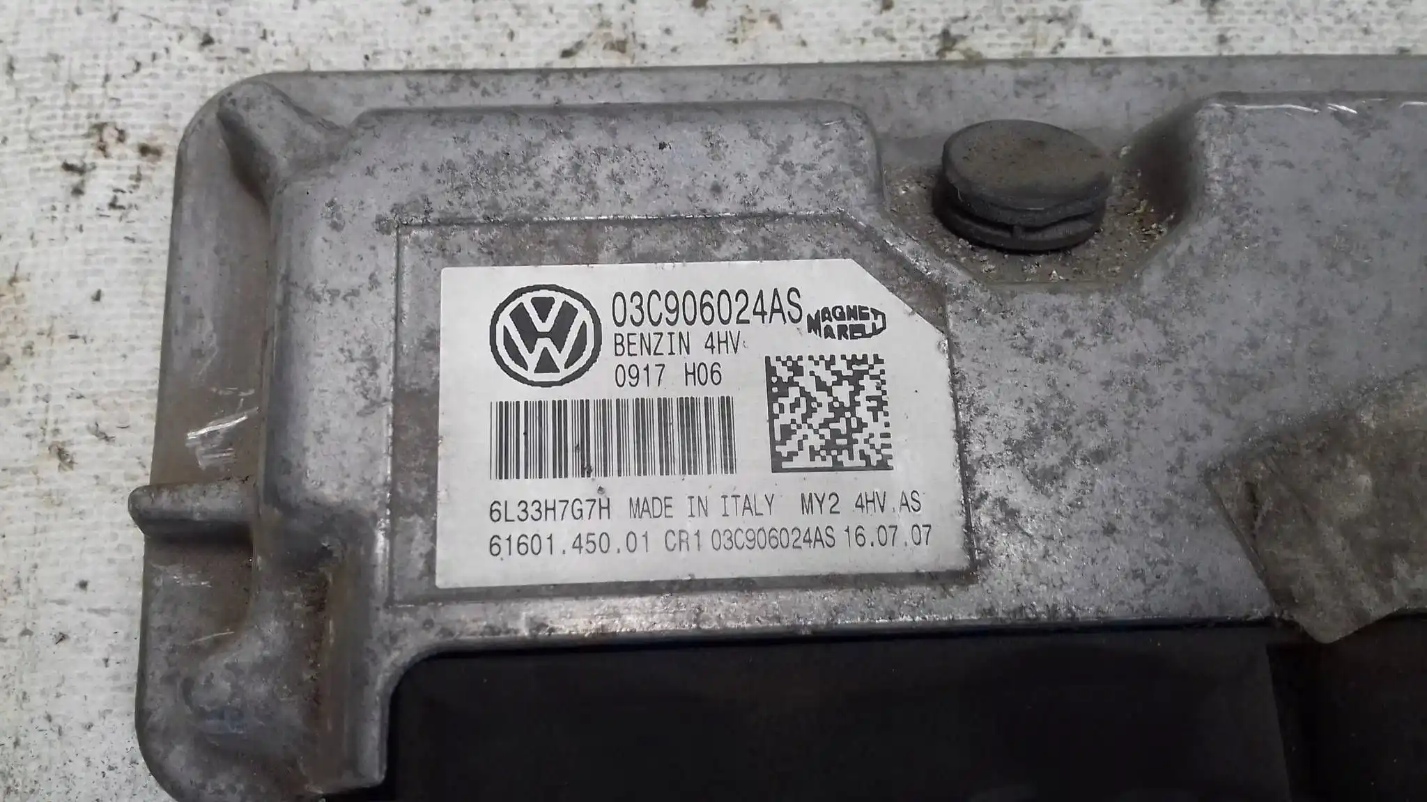 KOMPUTER 03C906024AS ZESTAW IMMO VW GOLF V 1.4 16V 03-