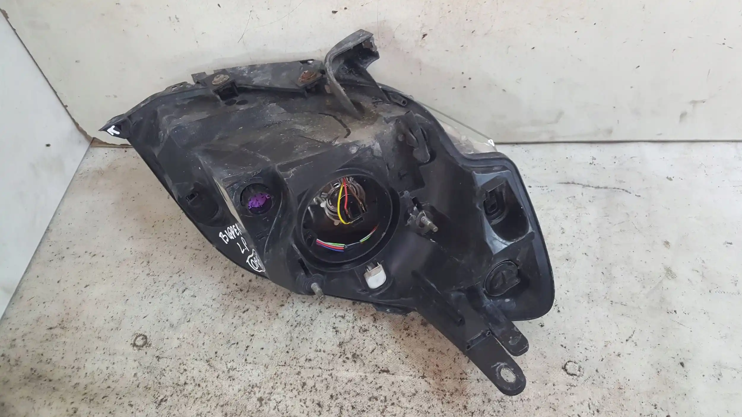 LAMPA LEWY PRZÓD PRZEDNIA 45570999 PEUGEOT BIPPER FIORINO III QUBO 07-17