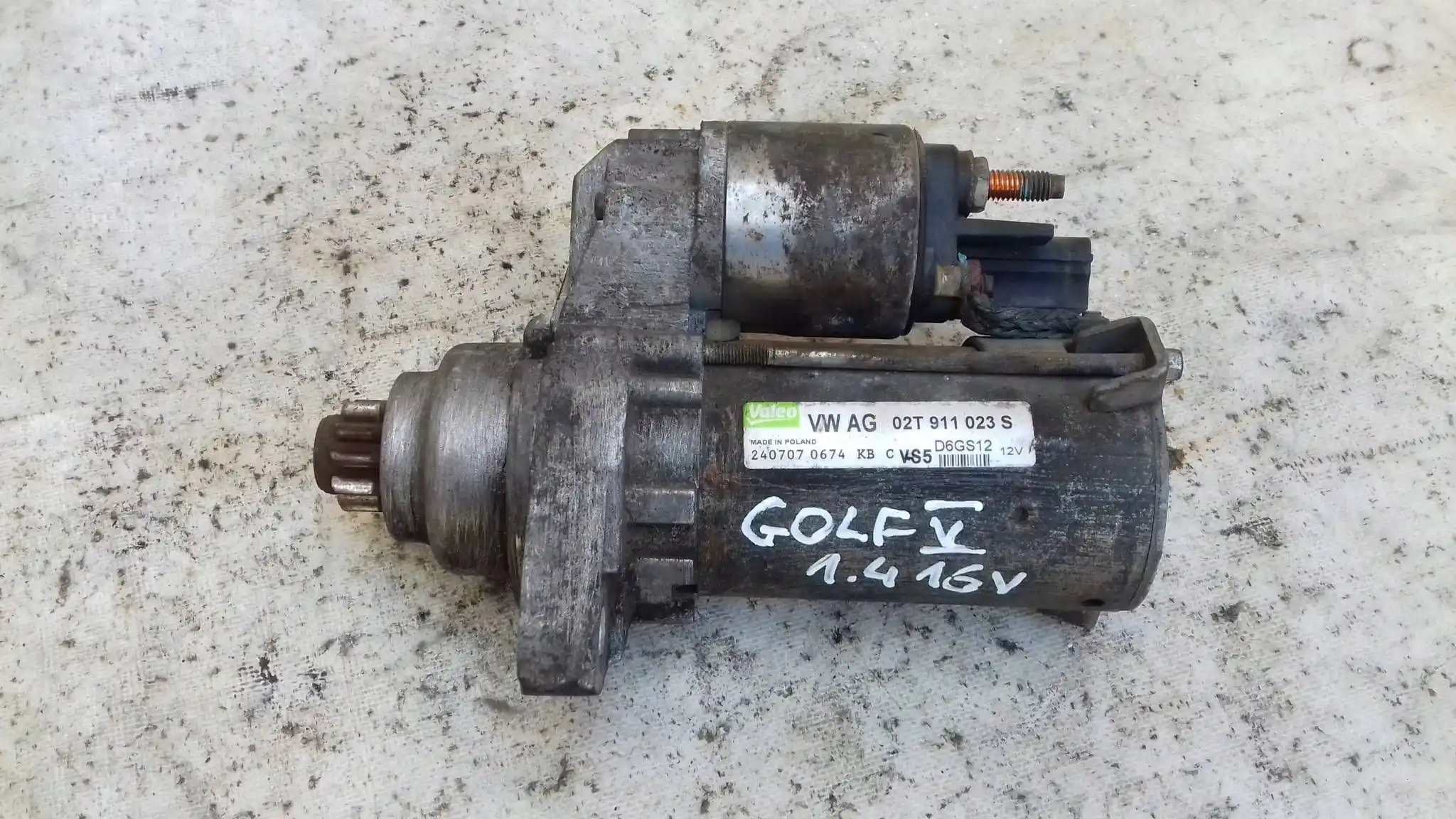 ROZRUSZNIK 02T911023S VW GOLF V SEAT SKODA AUDI 1.4 16V