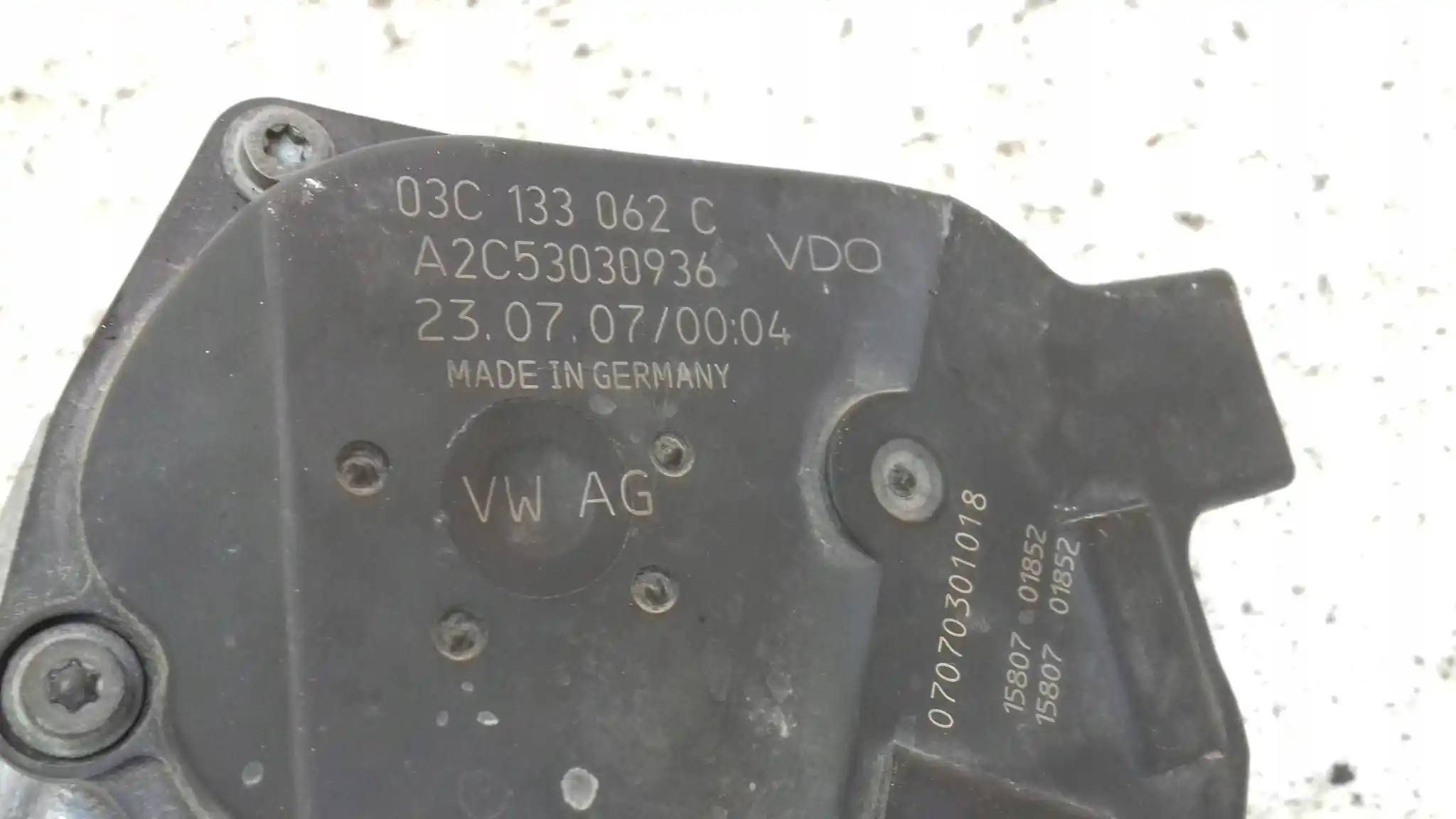 PRZEPUSTNICA 03C133062C VW GOLF V SEAT SKODA AUDI 1.4 16V