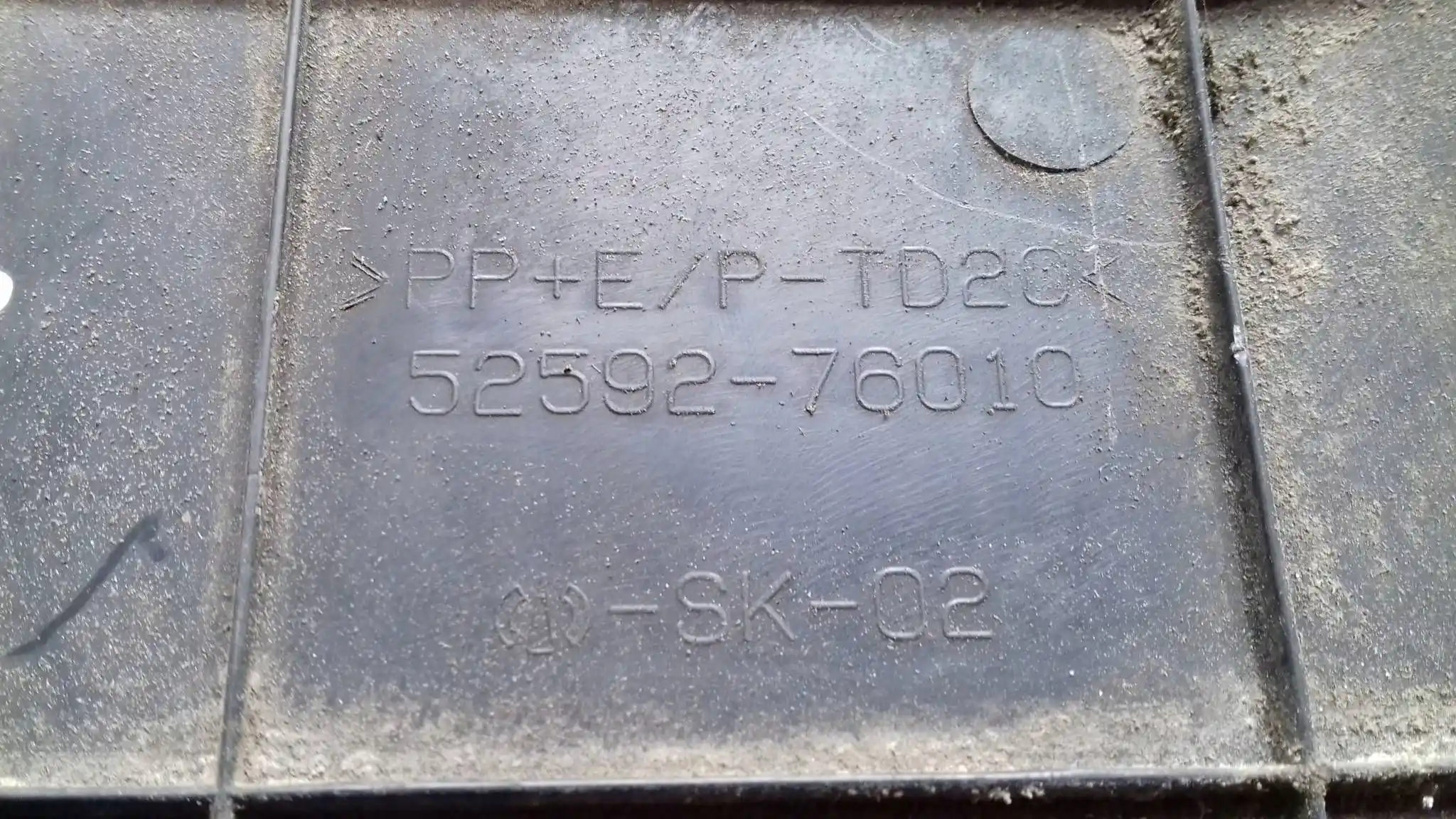 NADKOLE CHLAPACZ OSŁONA ZDERZAKA LEWY TYŁ 5259276010 LEXUS CT200H 10-
