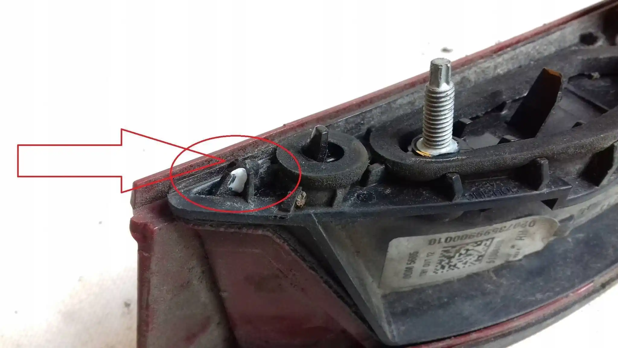 LAMPA ODBLASK KLAPY PRAWY TYŁ 51984460 FIAT TIPO II SEDAN 15-