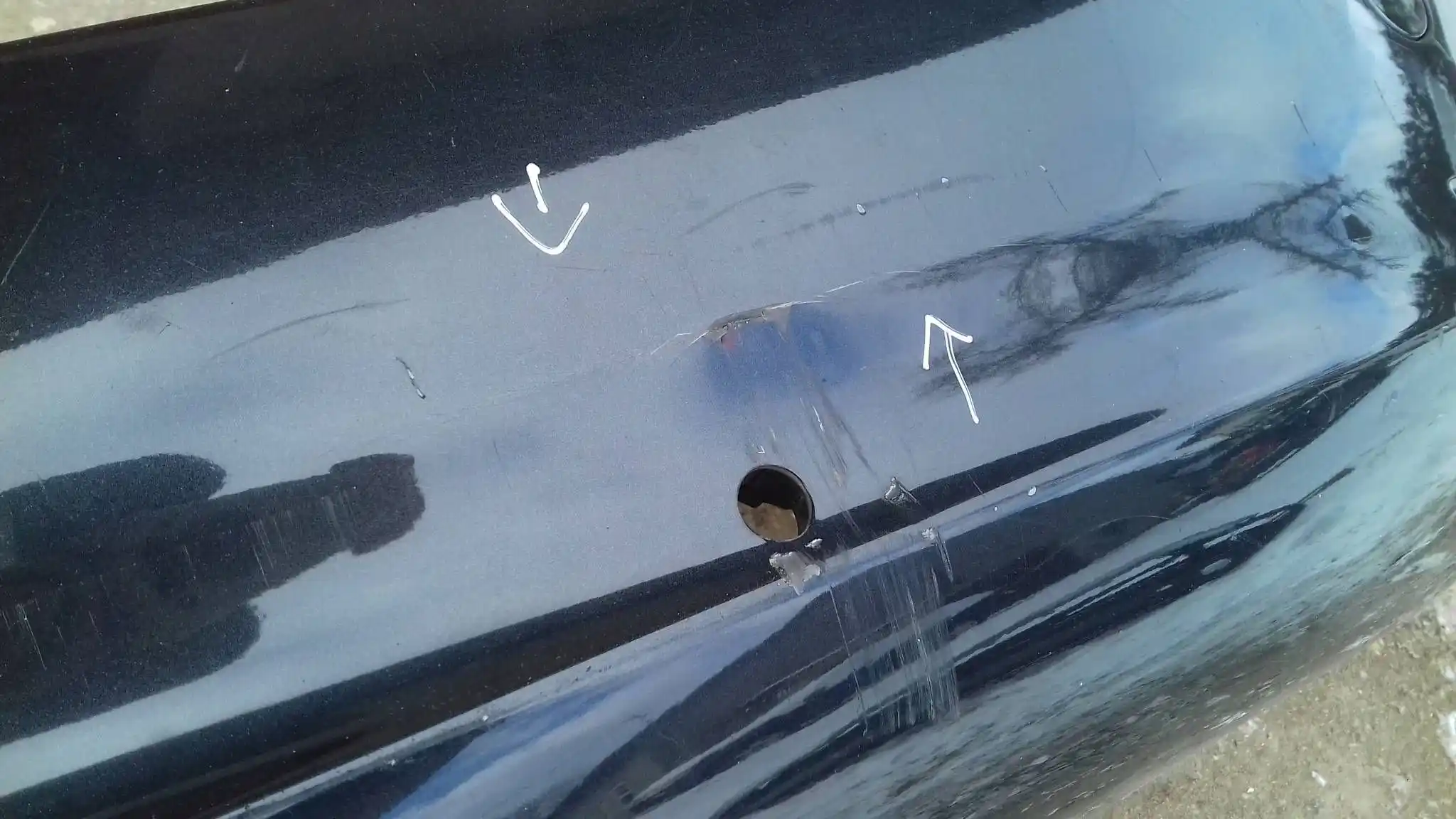 ZDERZAK TYŁ TYLNY 9671563077 PEUGEOT 508 I KOMBI 10-