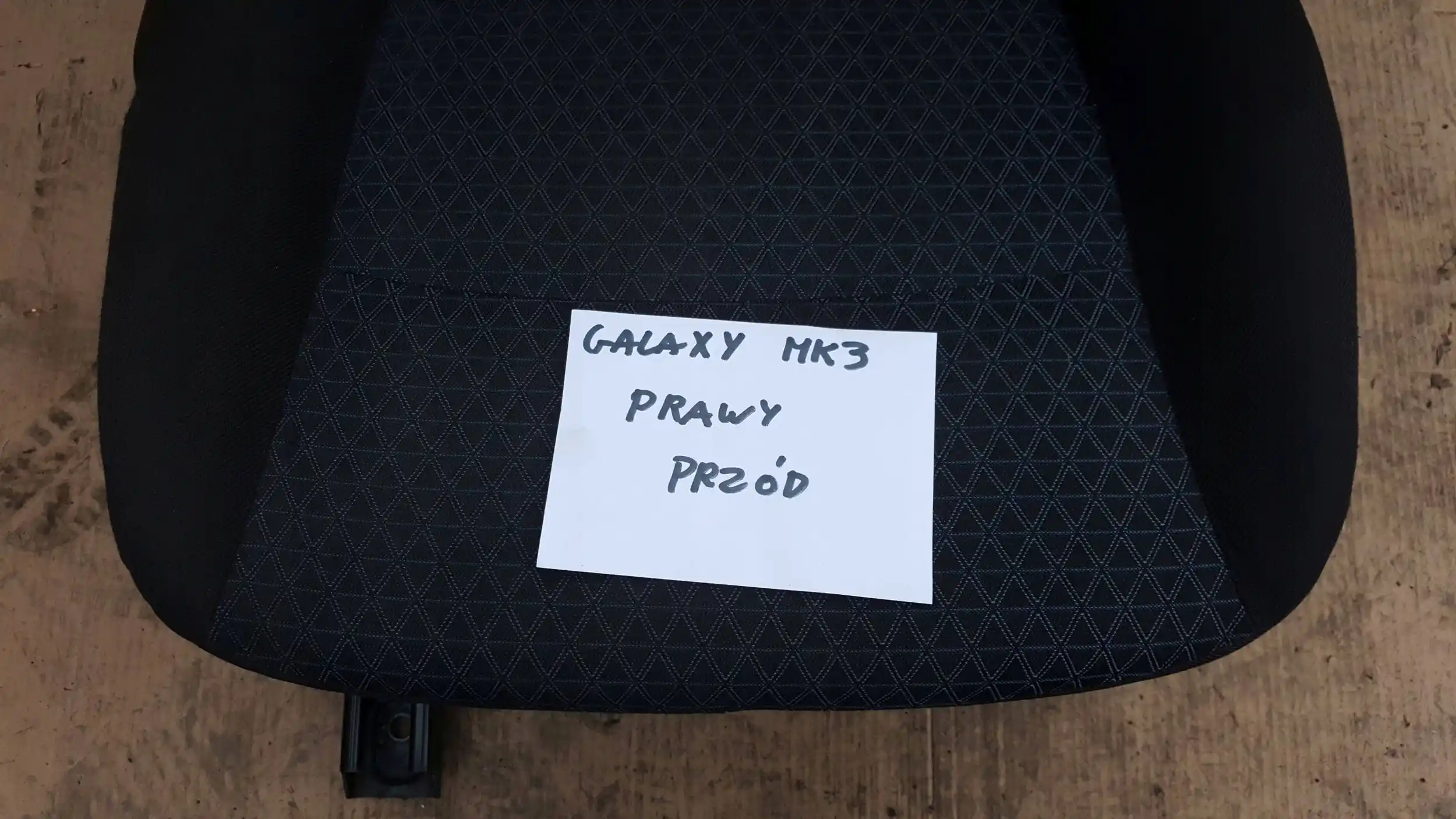FOTEL PRAWY PRZÓD PRZEDNI FORD GALAXY MK3 06-10