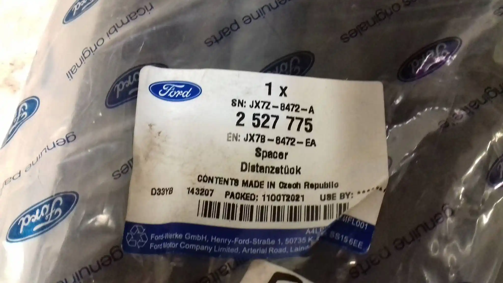 ŁOPATKI ŻALUZJI CHŁODNICY JX7B8472EA FORD FOCUS MK4 18-