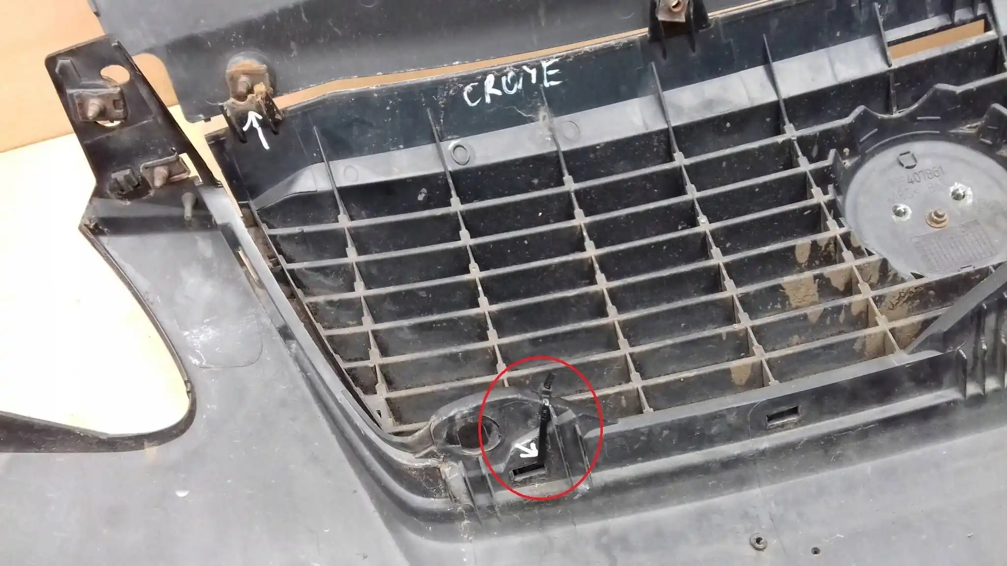 ZDERZAK PRZÓD PRZEDNI 735365424 FIAT CROMA II 05-07 601F